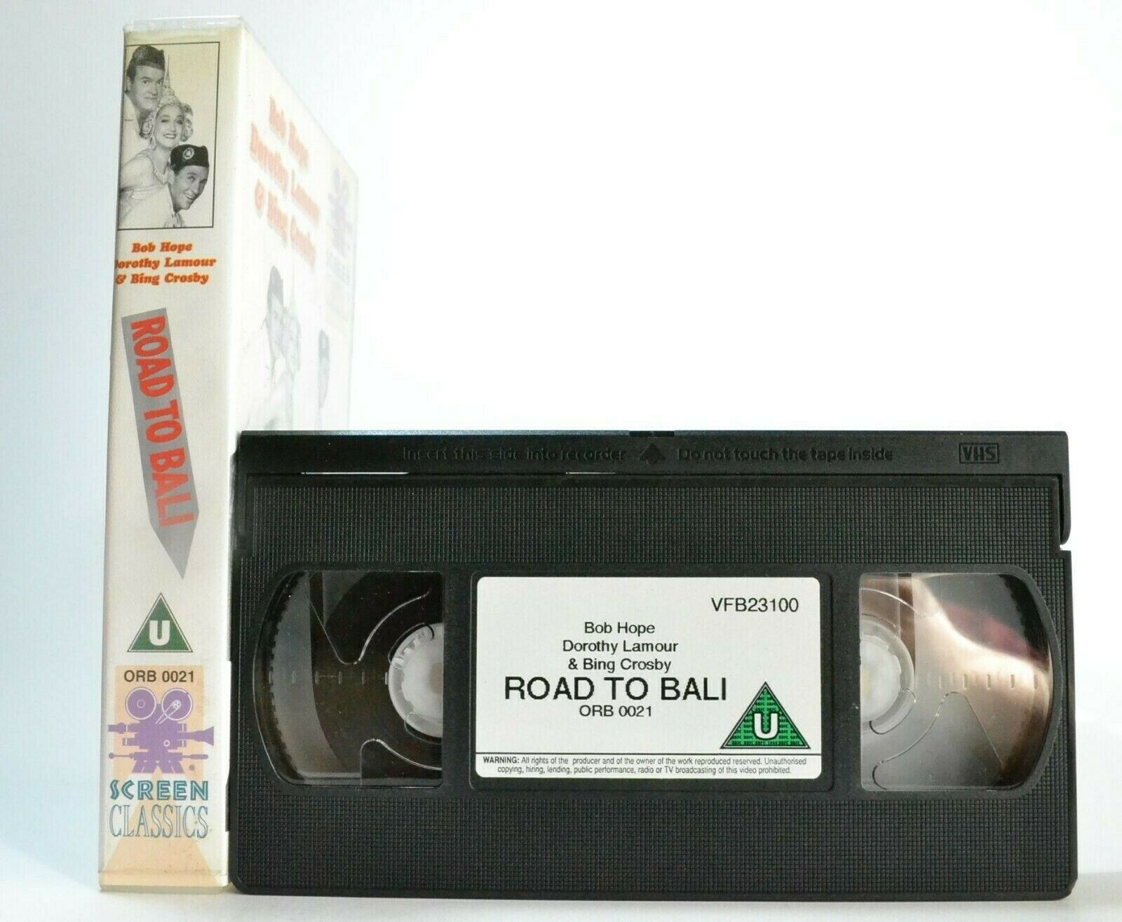 Road To Bali (1952) - Comedy - Bing Crosby - Bob Hope - Dorothy Lamour - Pal VHS-