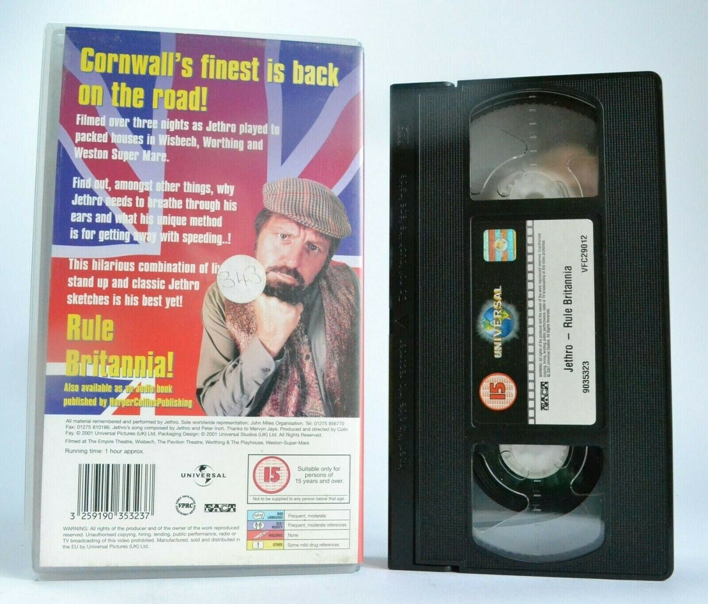 Jethro: Rule Britannia - Comedy - Wisbech - Worthing - Weston Super Mare - VHS-