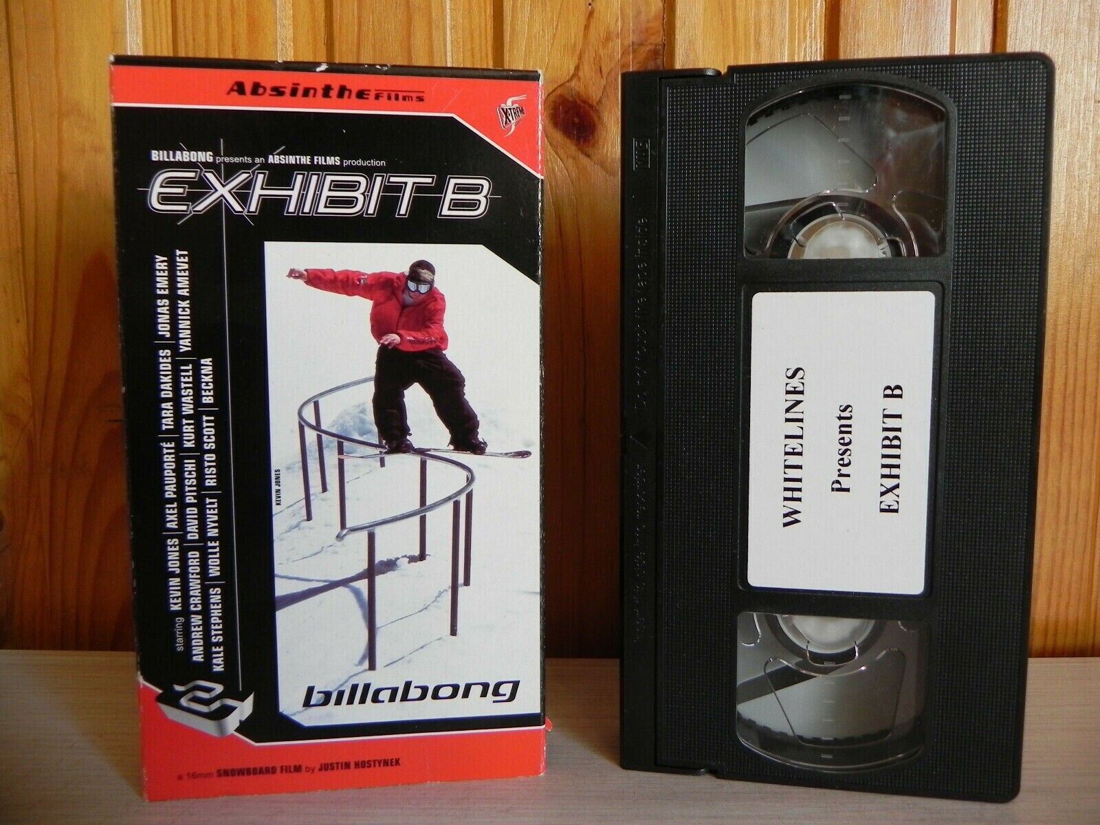 Exhibit B - An Introduction To The Billabong Snowboard Team - Kevin Jones - VHS-