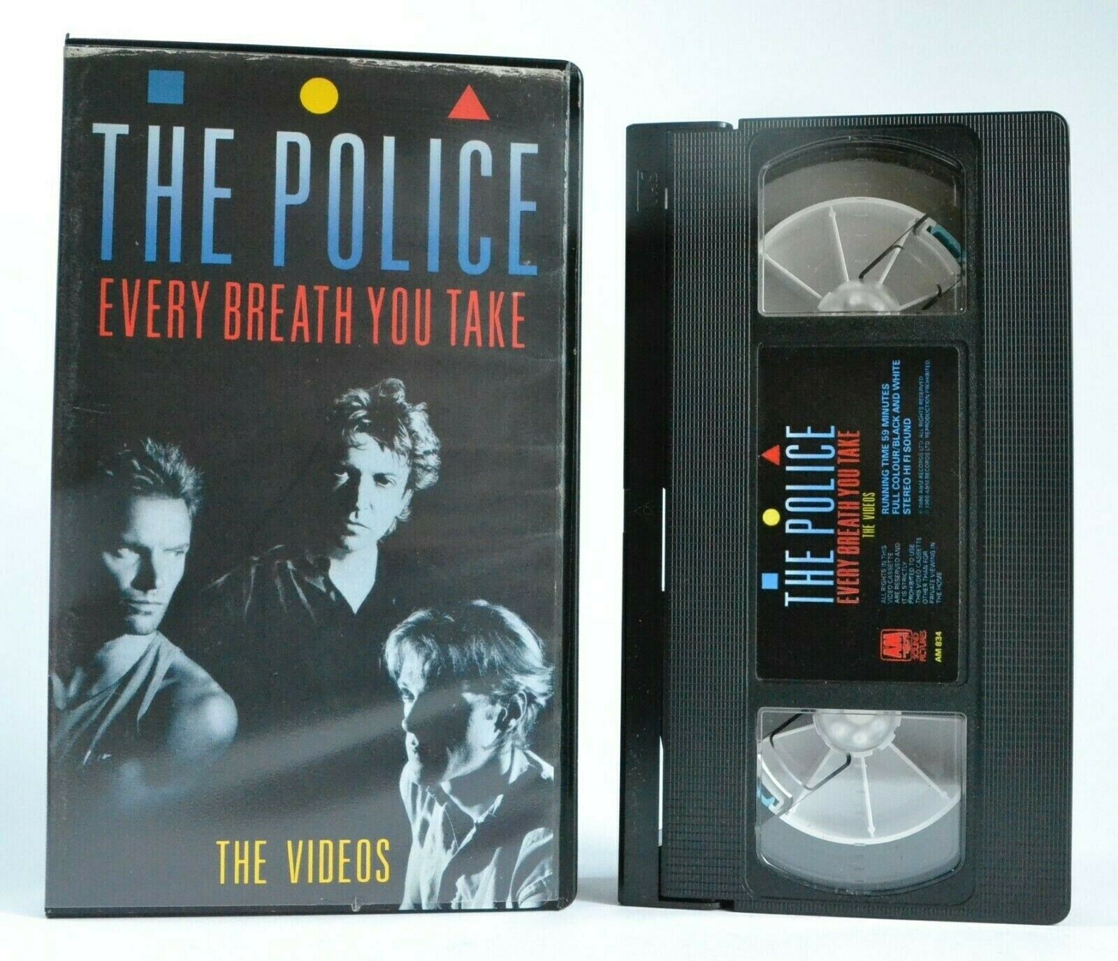 The Police: Every Breath You Take - Music Videos - Greatest Hits - Sting - VHS-