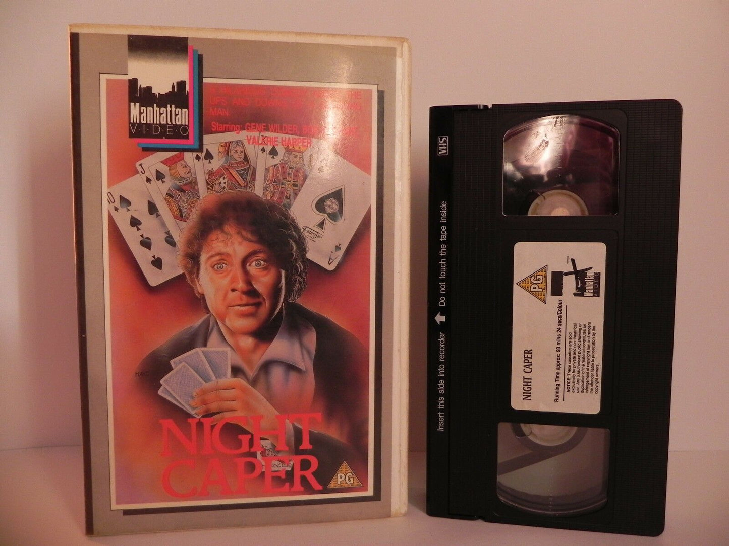 Night Caper - Gene Wilder - Comedy - Big Box Ex-Rental - Manhattan Video - VHS-