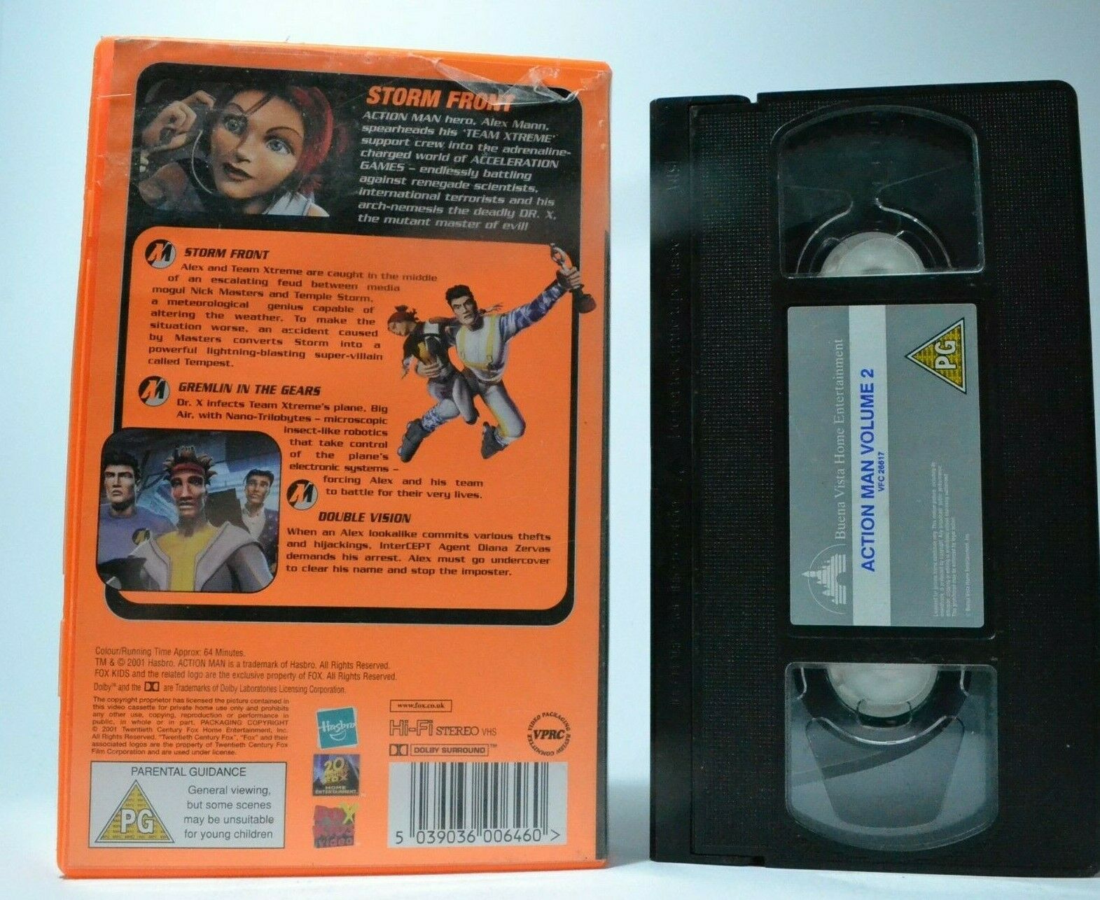 Action Man (Vol. 2): Storm Front - Animated - Action Adventures - Kids - Pal VHS-