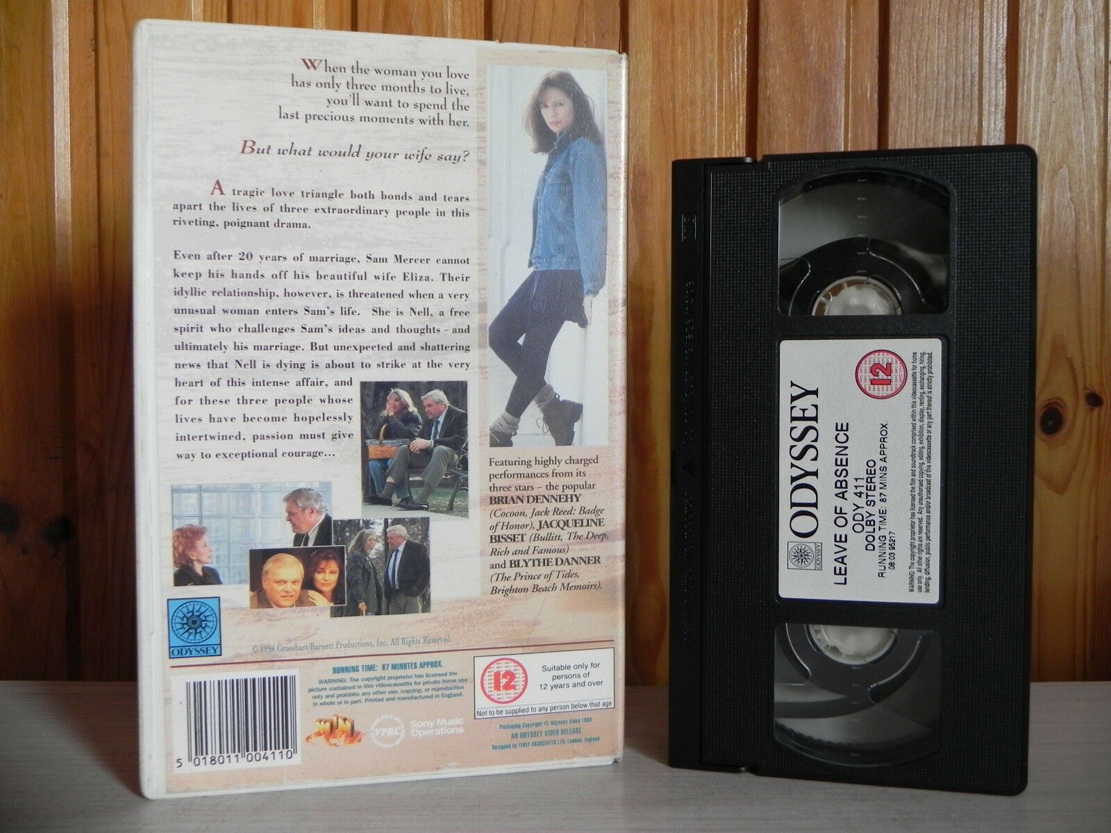 Leave Of Absence - Odyssey - Drama - Brian Dennehy - Jacqueline Bisset - VHS-