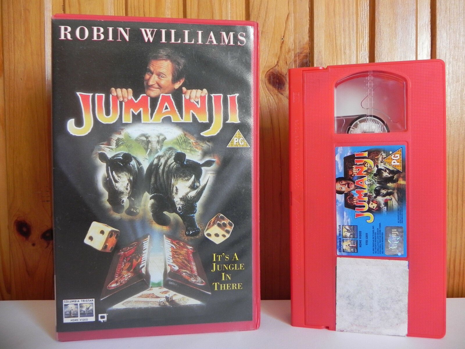 Jumanji - Large Box - Columbia - Comedy - Robin Williams - Kirsten Dunst - VHS-