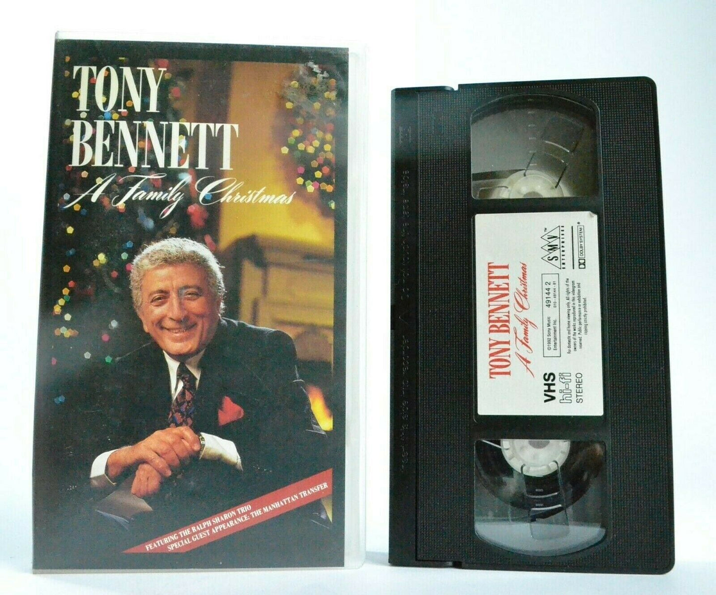 Tony Bennett: A Family Christmas - Ralph Sharon Trio - Manhattan Transfer - VHS-