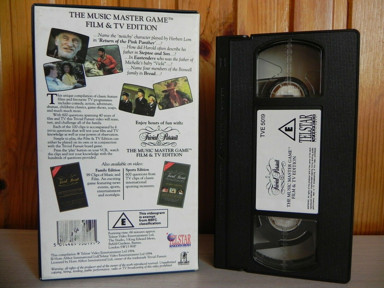 Trival Pursuit - The Music Master Game - Film And TV Edition - Pal VHS-