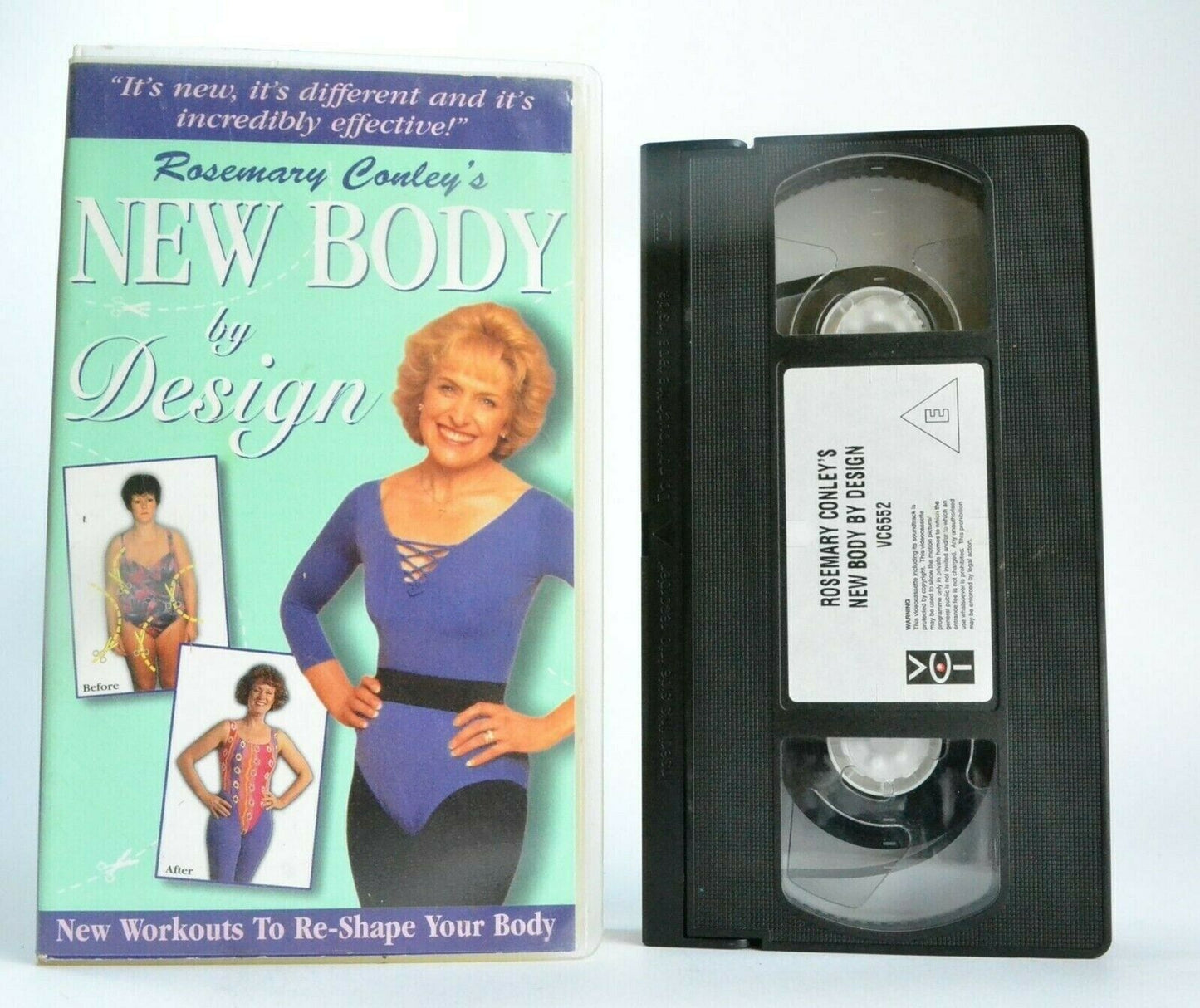 New Body By Design: By Rosemary Conley - Body Workout - Exercises - Beauty - VHS-