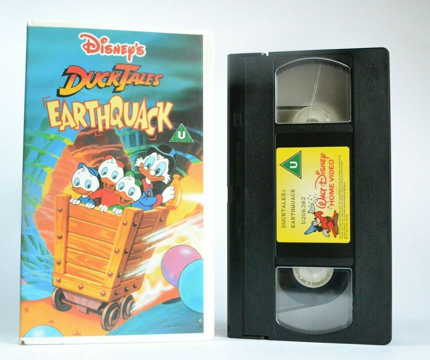 Duck Tales: Earthquack - Walt Disney - Animated Series - Children's - Pal VHS-