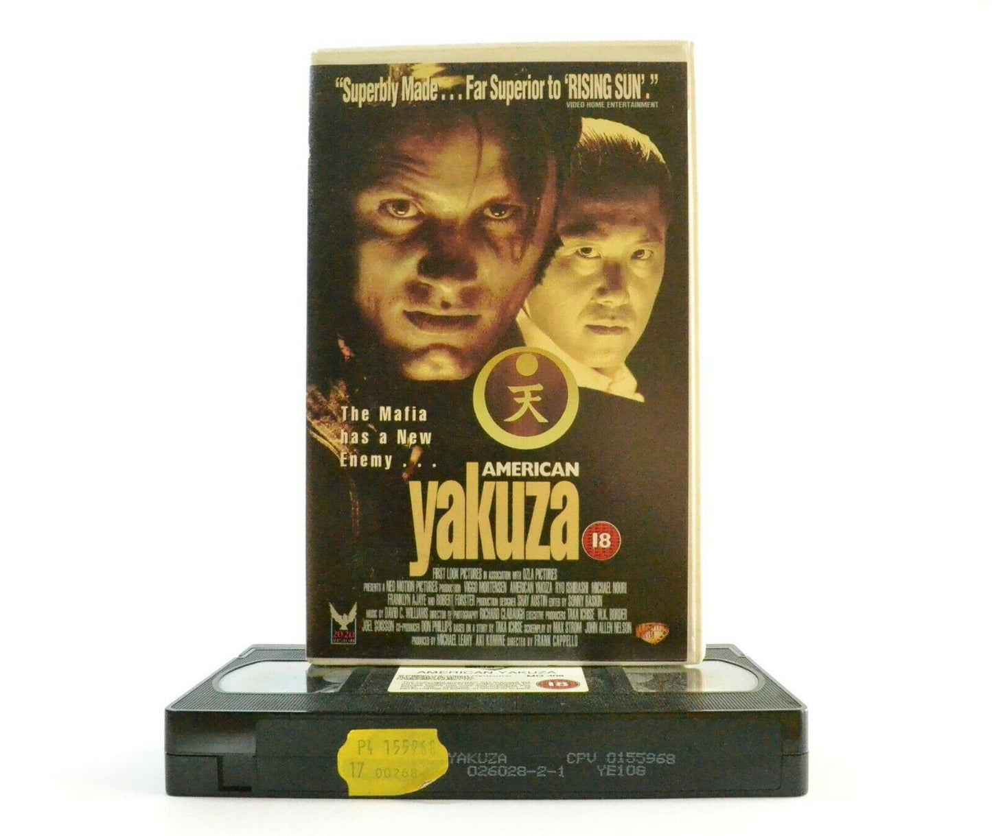 American Yakuza: Medusa Pictures (1993) - Large Box - Action - V.Mortensen - VHS-