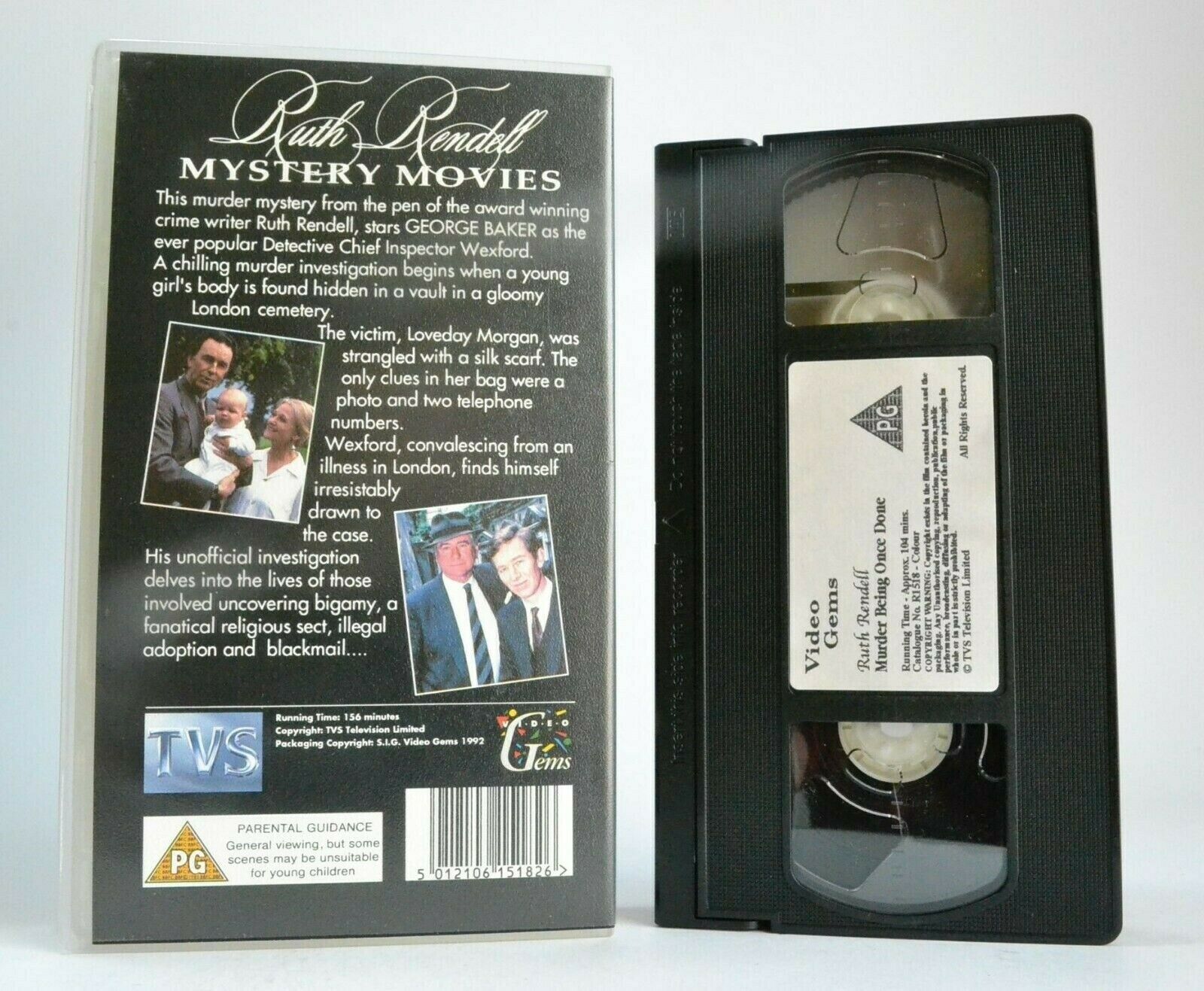 Murder Being Once Done; <Ruth Rendell> - TV Crime Drama - George Baker - Pal VHS-