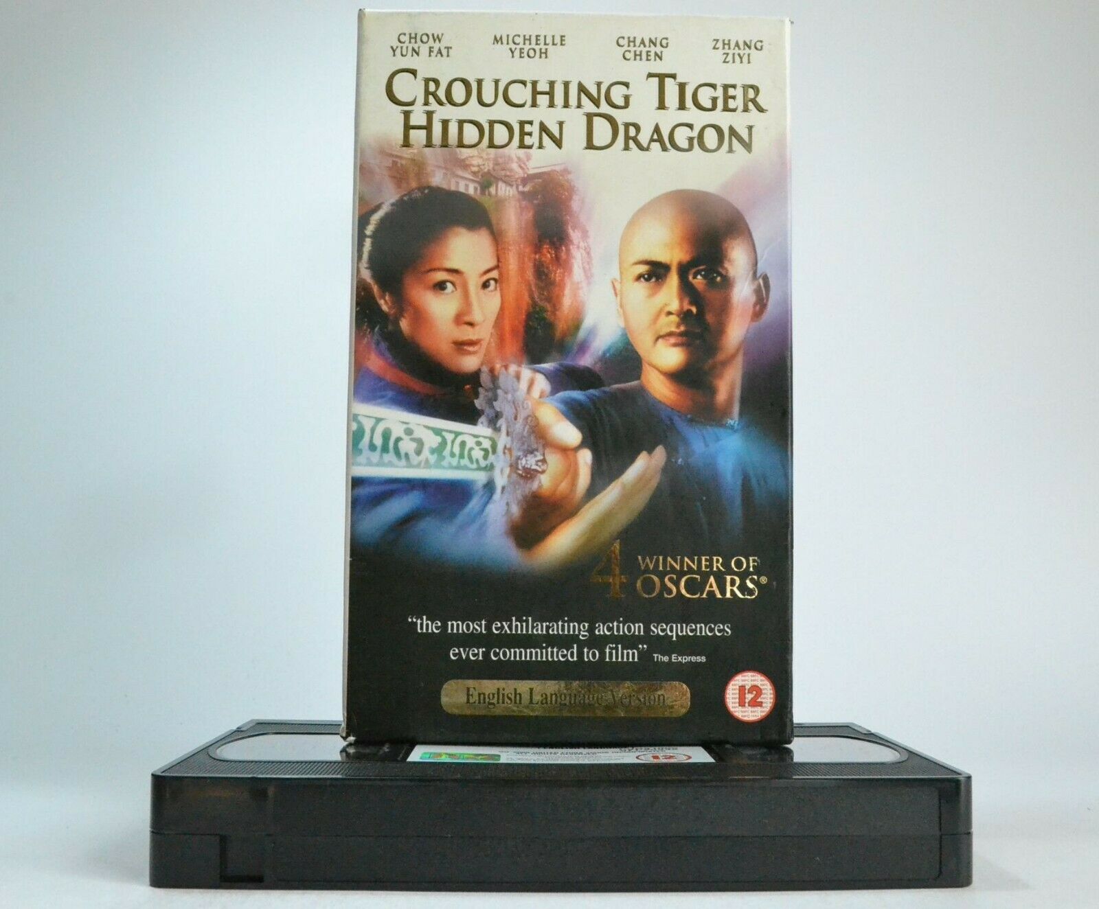 Crouching Tiger Hidden Dragon (English Version) - Martial Arts Classic - Pal VHS-