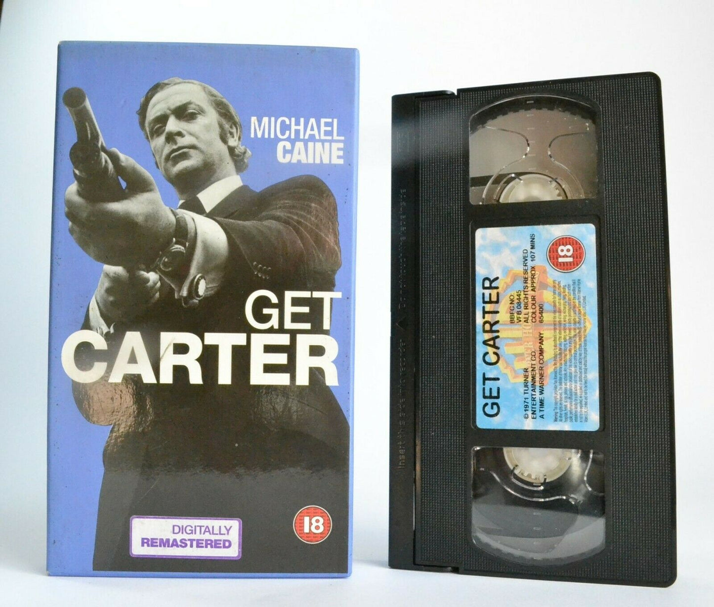 Get Carter (1971): Digitally Remastered - Crime Action - Michael Caine - Pal VHS-