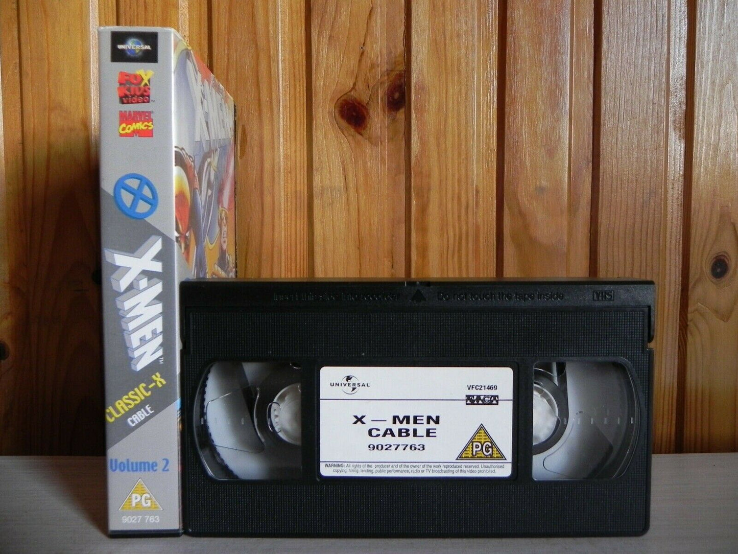 X-Men - Fox Kids Video - Classic-X - Cable - Time Fugitive 1&2 - Cartoon - VHS-