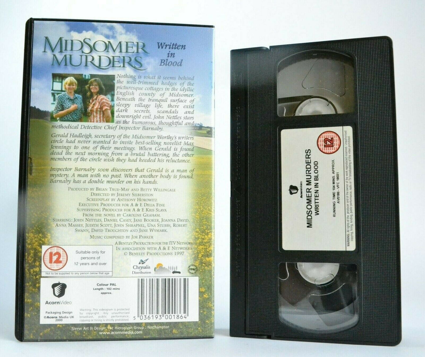 Midsomer Murders: Written In Blood - (1997) ITV Series - Detective Drama - VHS-