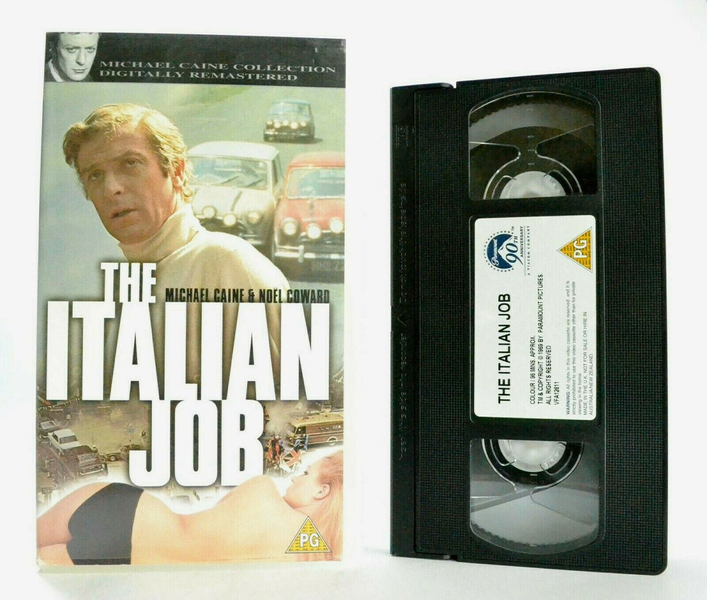 The Italian Job: (1969) Action Classic - Michael Caine/Noel Coward - Pal VHS-