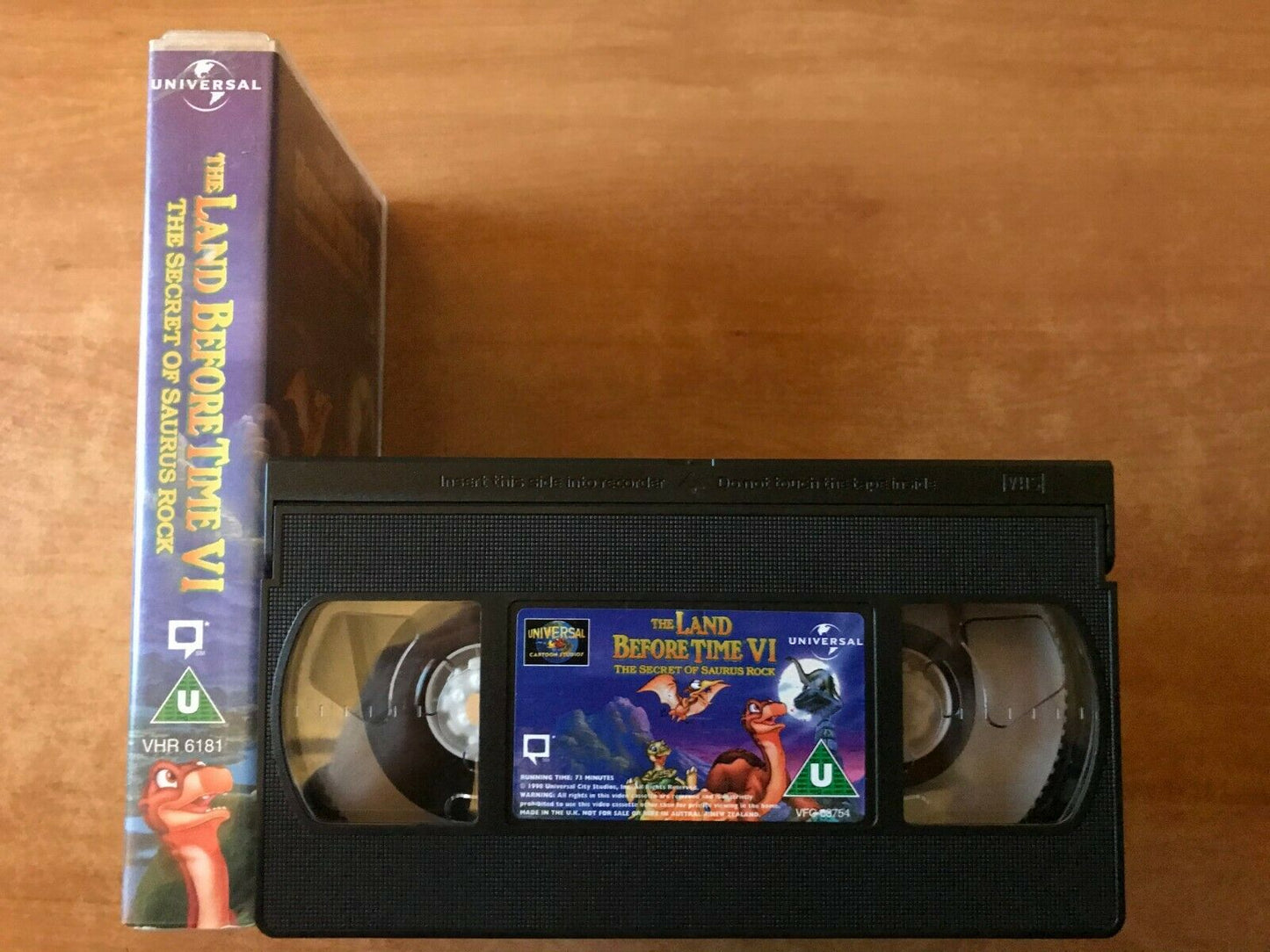 The Land Before Time 6: The Secret Of Saurus Rock - Animated - Kids - Pal VHS-