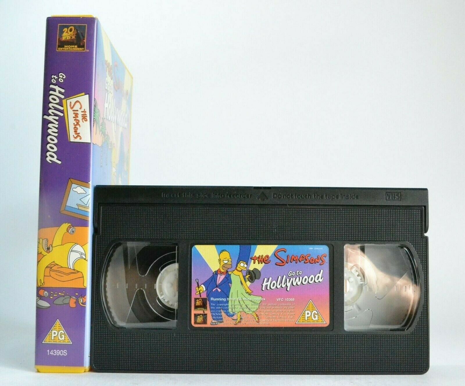 The Simpsons Go To Hollywood: Homer The Max - Matt Groening - Animated - Pal VHS-