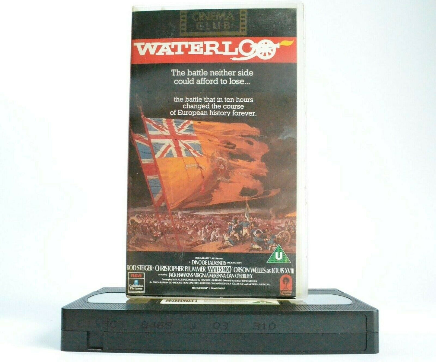 Waterloo (1970): Epic Period War Drama - Napoleon Bonaparte - Orson Welles - VHS-