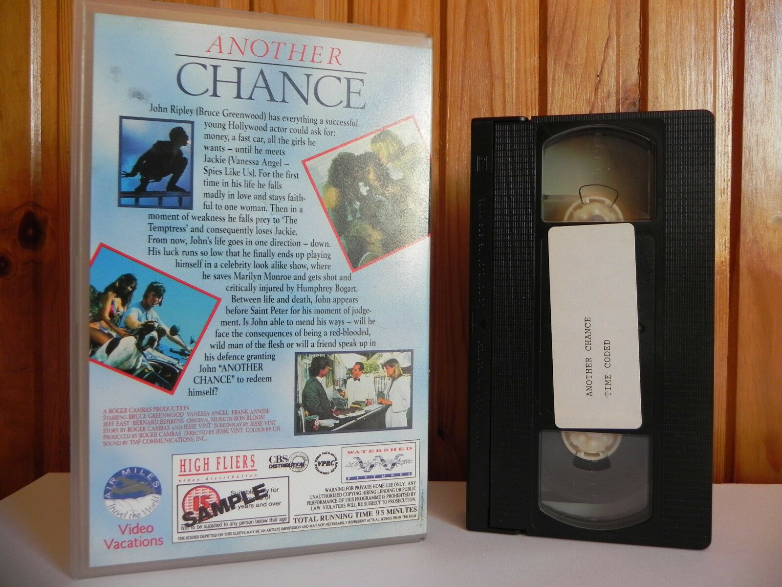 Another Chance - High Fliers - Action - Vanessa Angel - Large Box - Pal VHS-