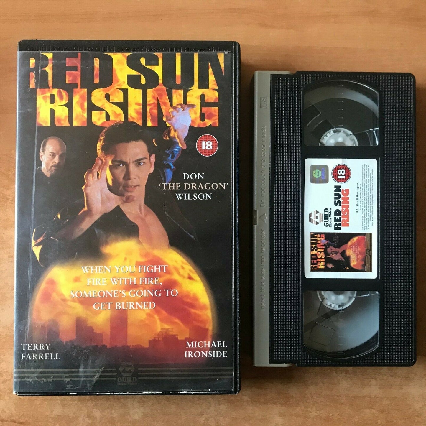 Red Sun Rising (1994); [Guild Home] Large Box - Martial Arts - Don Wilson - VHS-