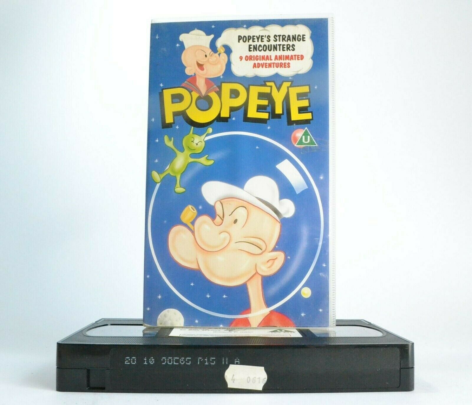 Popeye: Popeye's Strange Encounters - Animated Adventures - Children's - Pal VHS-