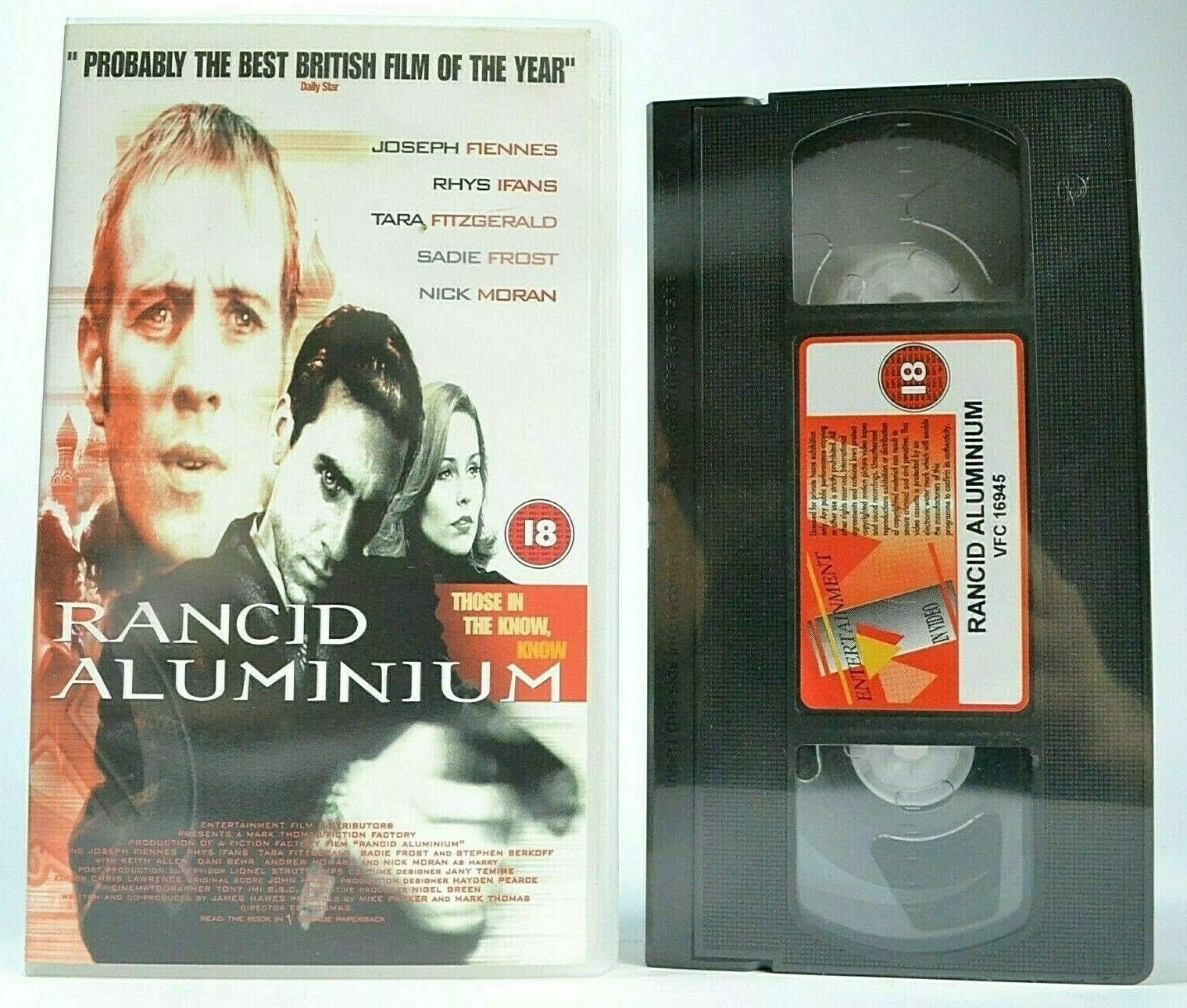 Rancid Aluminium; [Brand New Sealed]: Crime Thriller - Joseph Fiennes - Pal VHS-