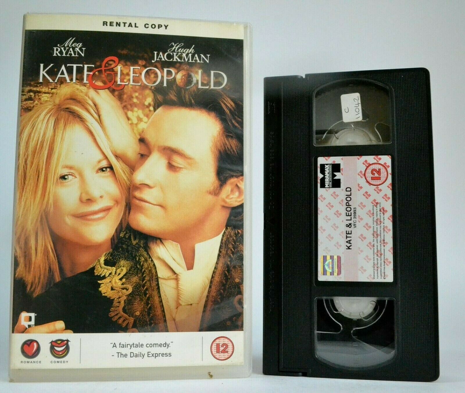 Kate And Leopold: Fairytale Comedy - Large Box - Meg Ryan/Hugh Jackam - Pal VHS-