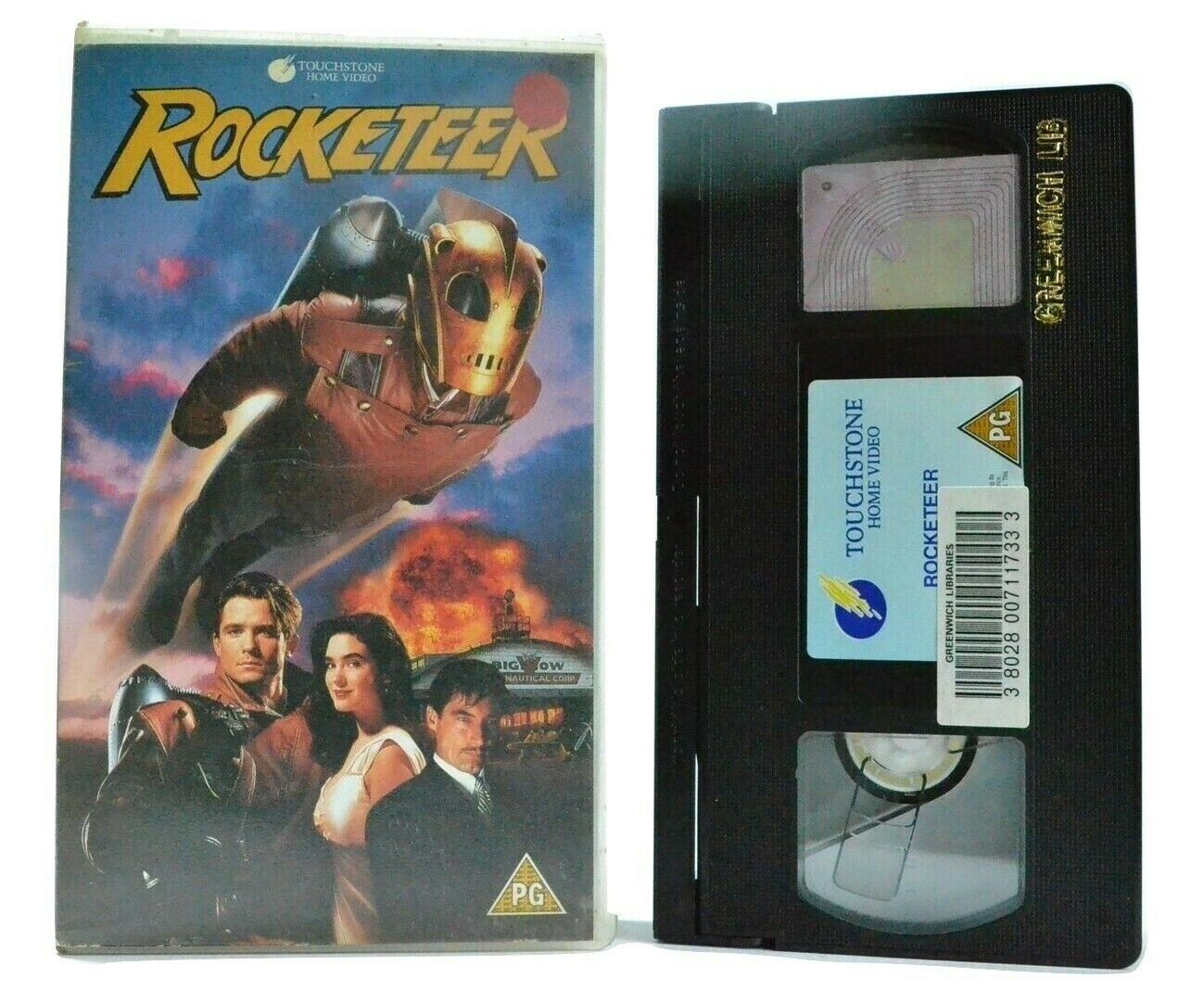 Rocketeer (1991): Period Superhero Film - Jennifer Connelly - Children's - VHS-