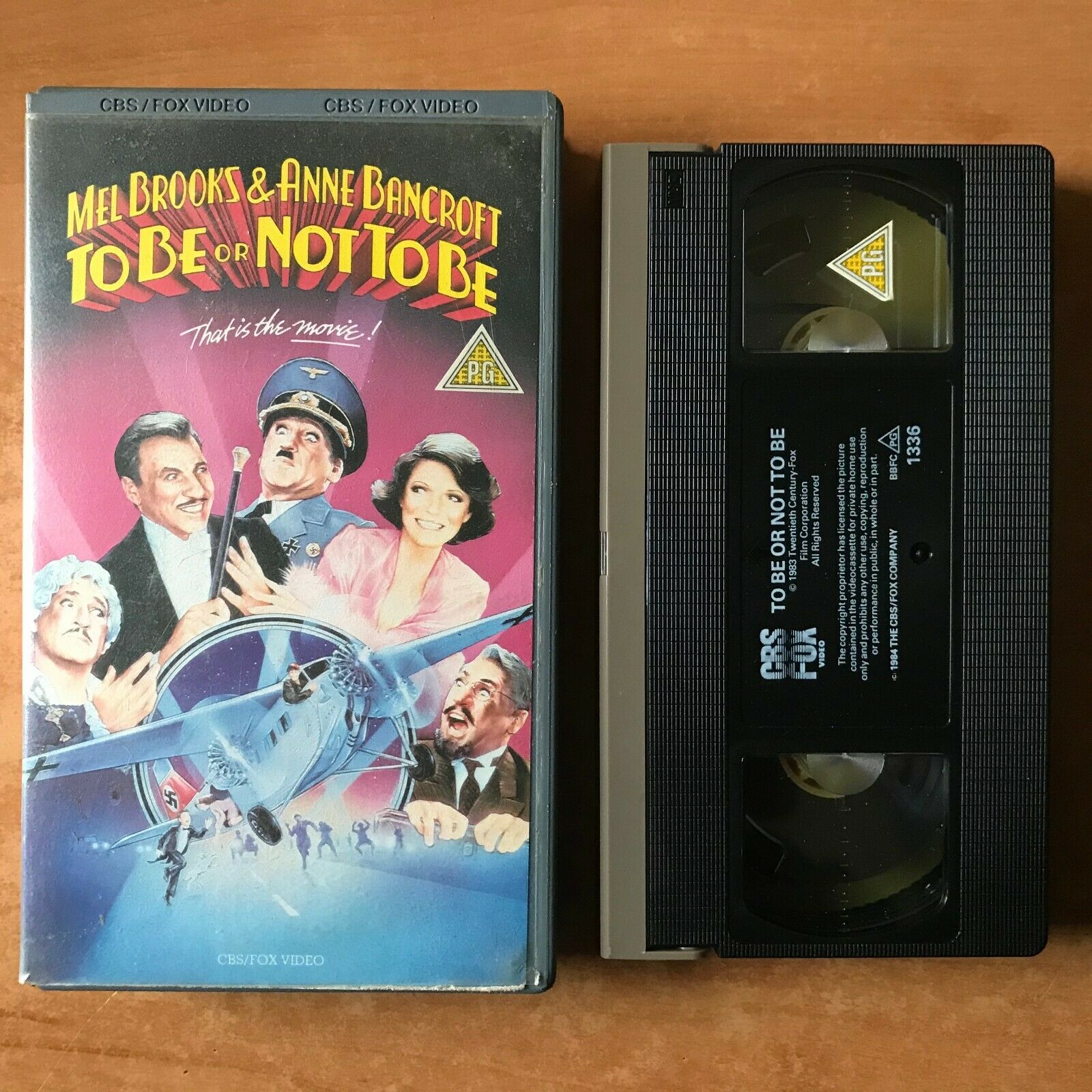 To Be Or Not To Be (1983); [CBS/FOX] Comedy - World War 2 - Mel Brooks - Pal VHS-