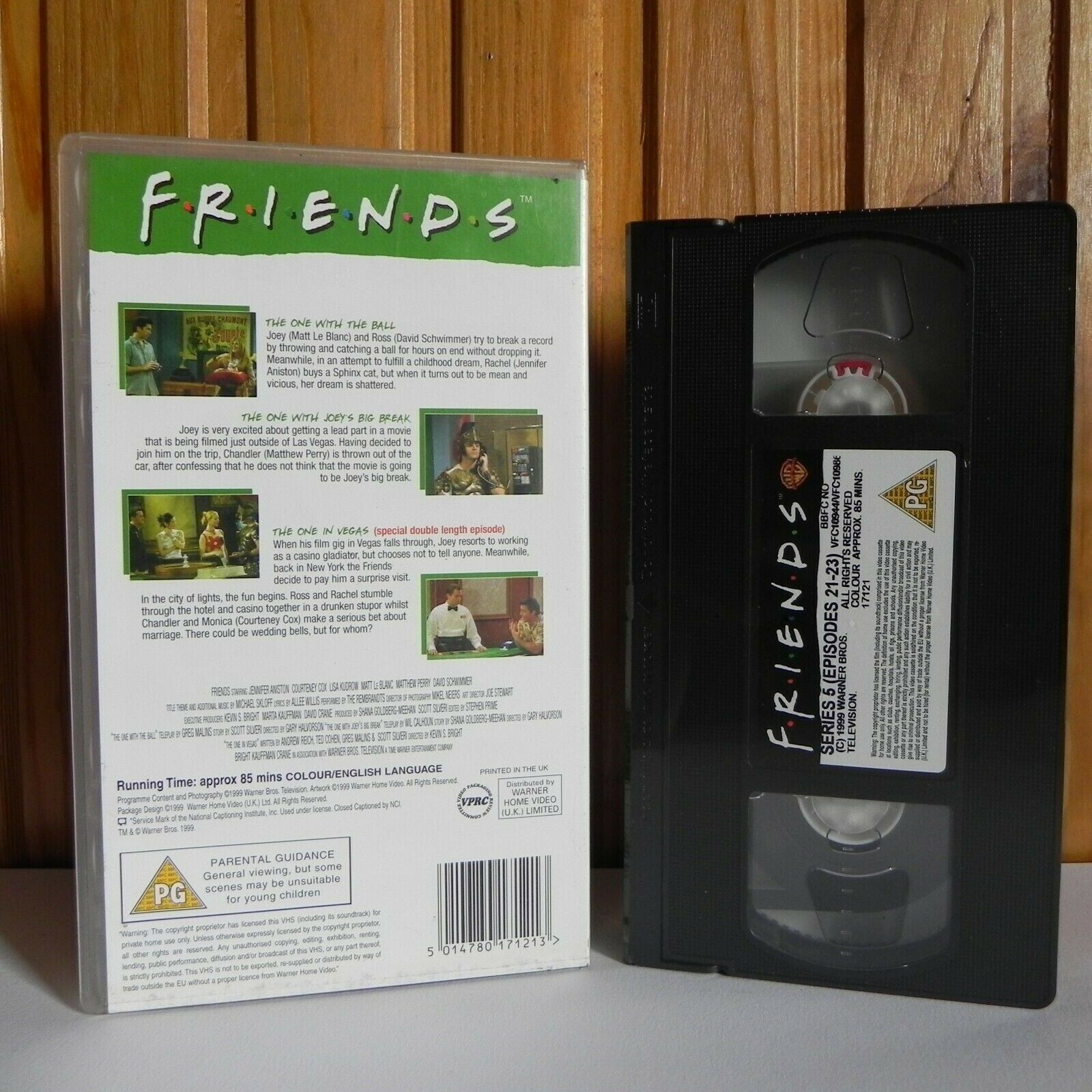 Friends - Brand New Sealed - Comedy - T.V. - Series 5 - Episodes 21-23 - Pal VHS-