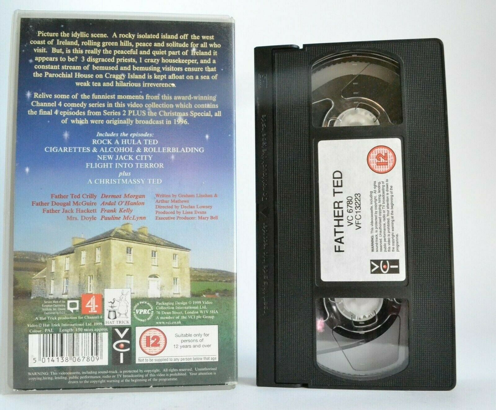 Father Ted: 'Rock A Hula Ted' - 5 Episodes - Comedy Sitcom - Dermot Morgan - VHS-