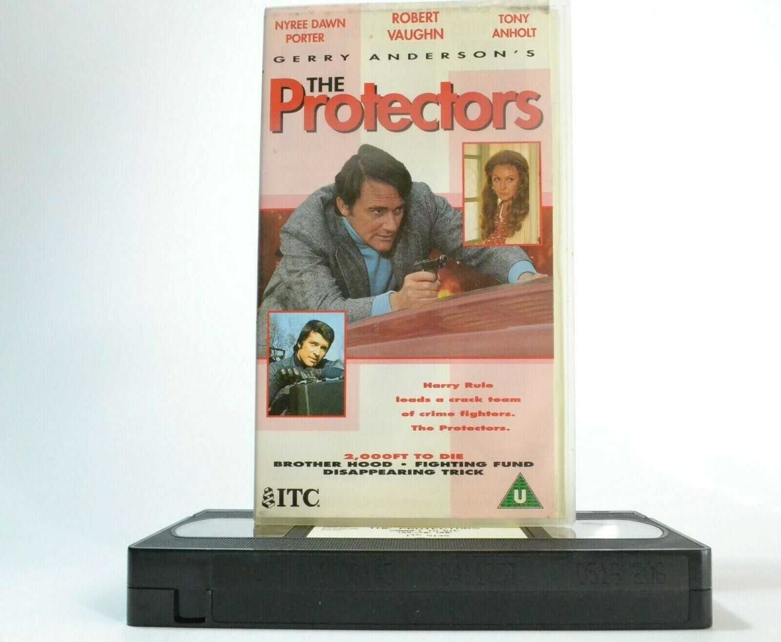 The Protectors -'2000 Ft To Die' - Action TV Series - Robert Vaughn - Pal VHS-