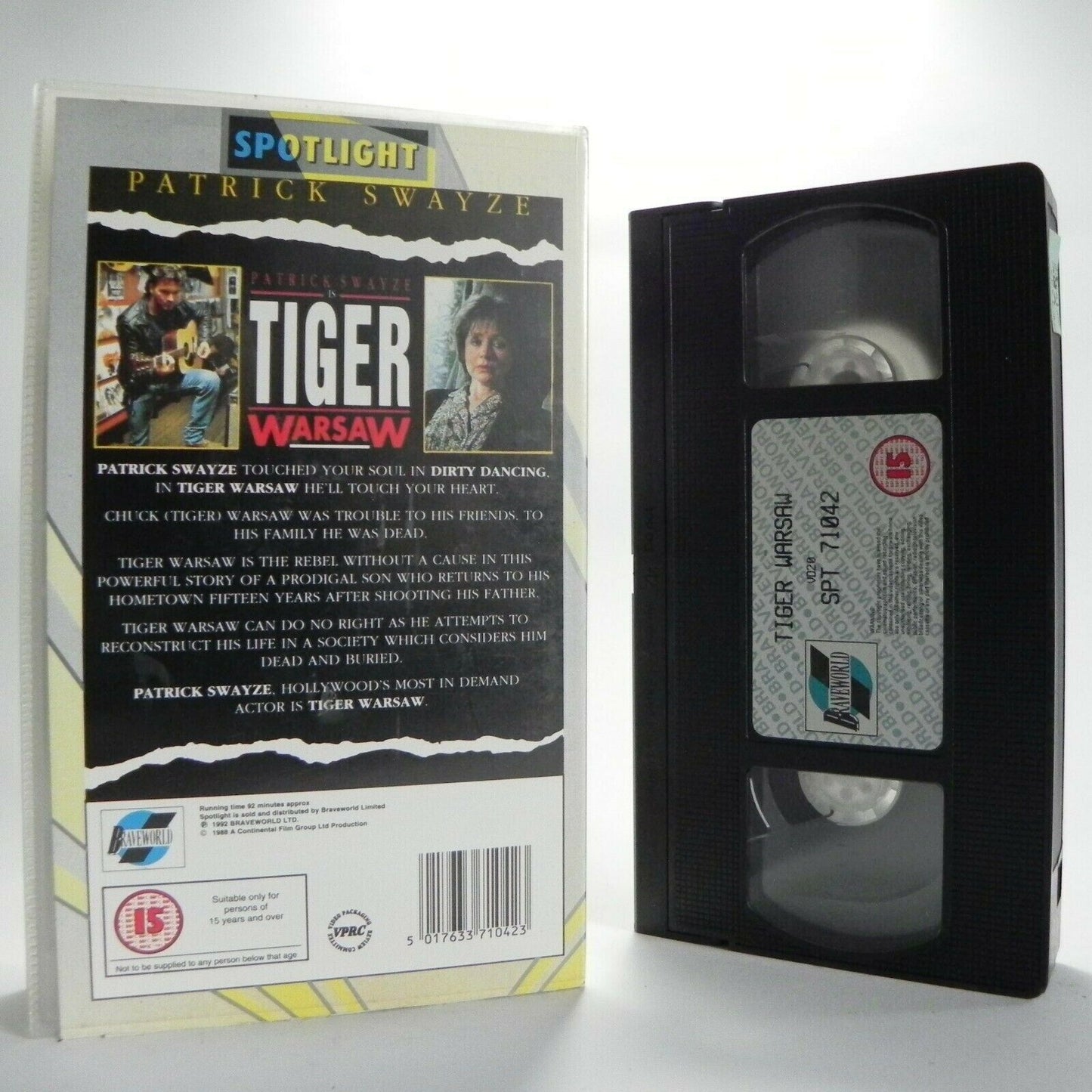 Tiger Warsaw: Drama (1988) - Classical - Patrick Swazye/Piper Laurie - Pal VHS-