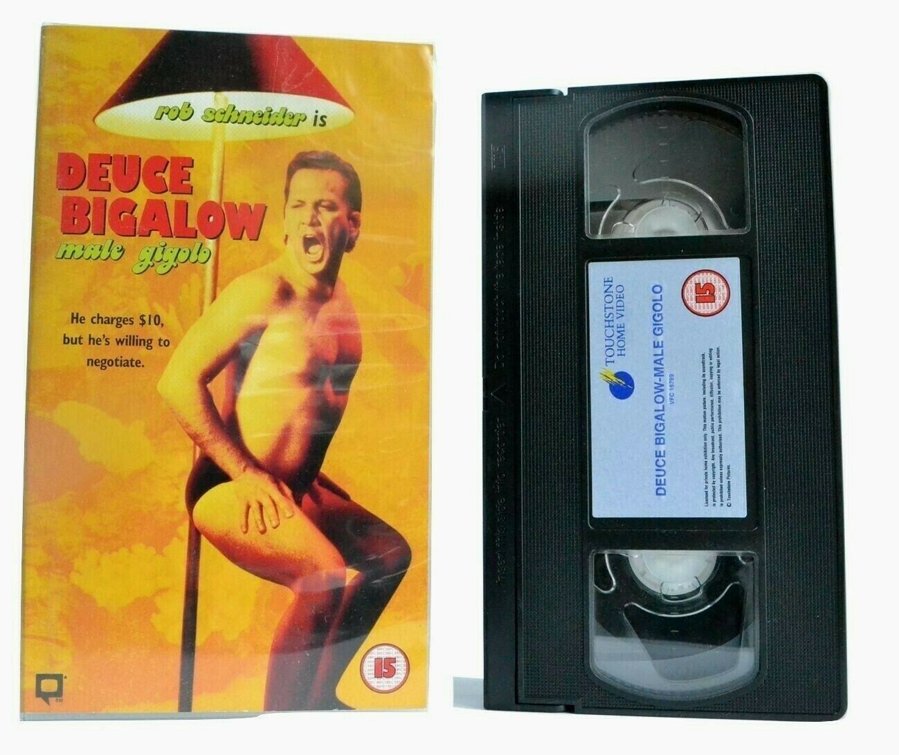 Deuce Bigalow: Male Gigolo (1999) - American Sex Comedy - Rob Schneider - VHS-