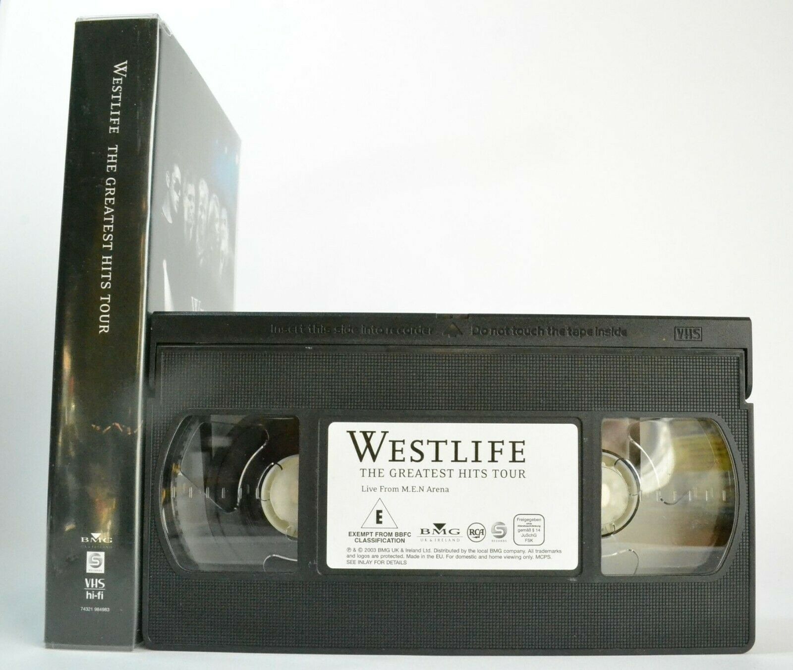Westlife: The Greatest Hits Tour - Manchester Arena - Live Performance - Pal VHS-