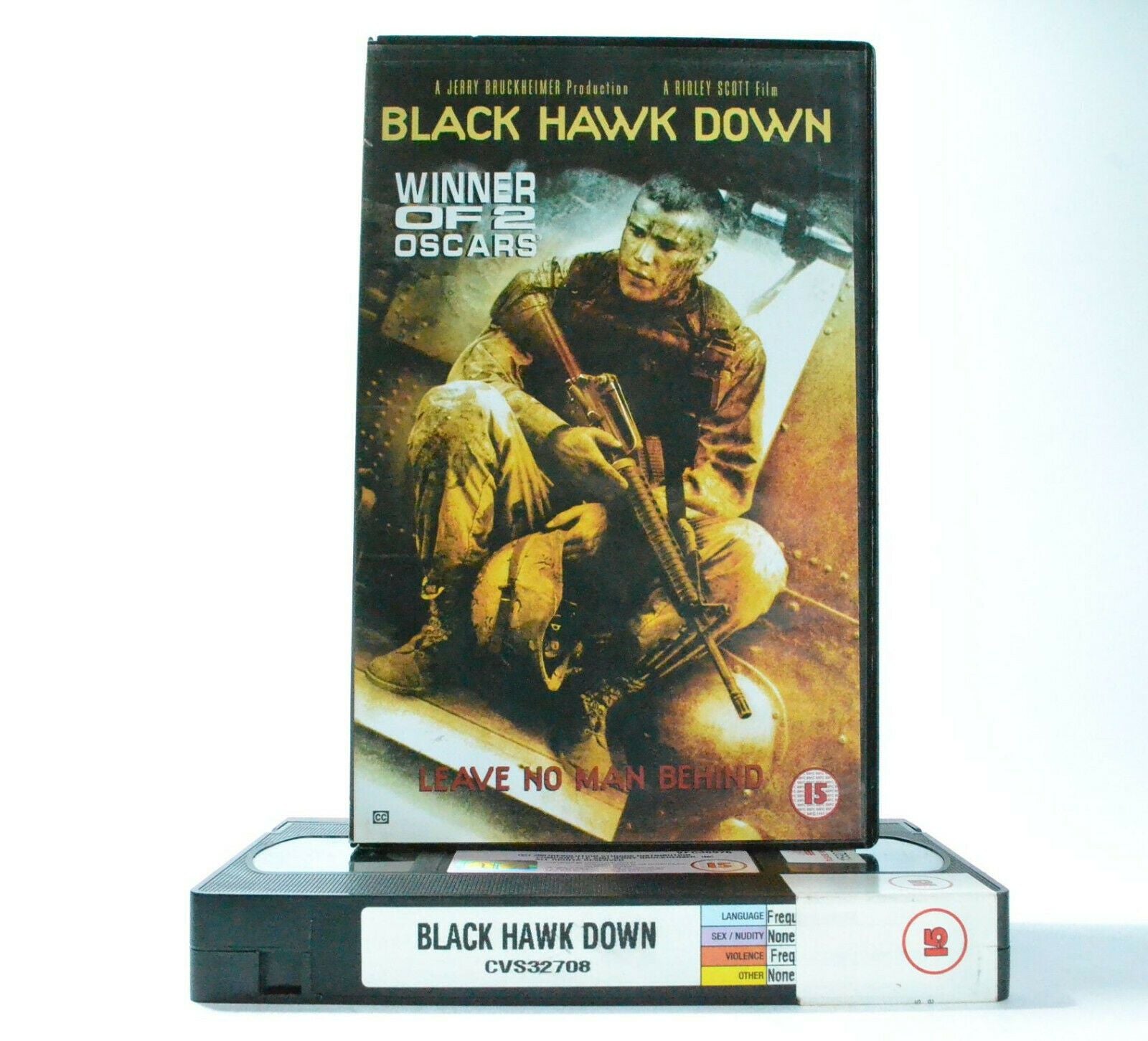 Black Hawk Down - Columbia Tristar - Drama - Josh Hartnett - Large Box - Pal VHS-