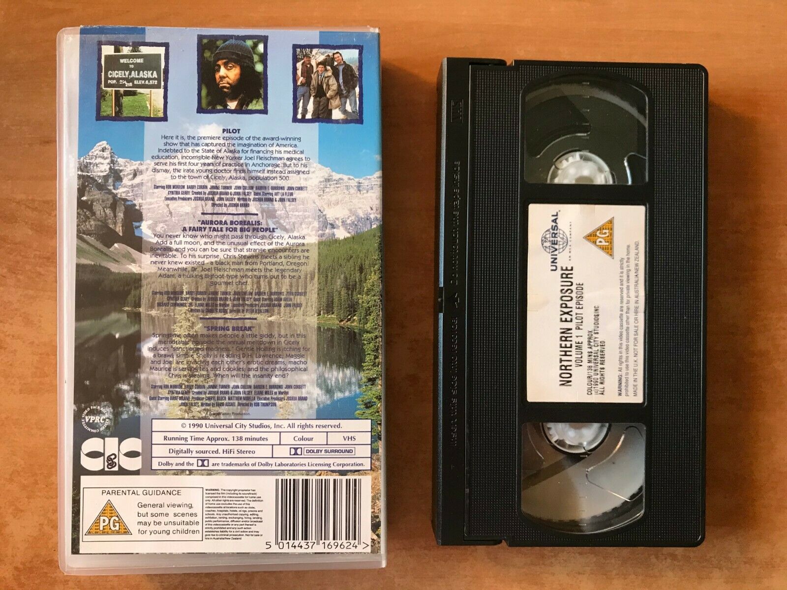 Northern Exposure: Classic TV Show - Universal (1990) Pilot [3 Episodes] Pal VHS-