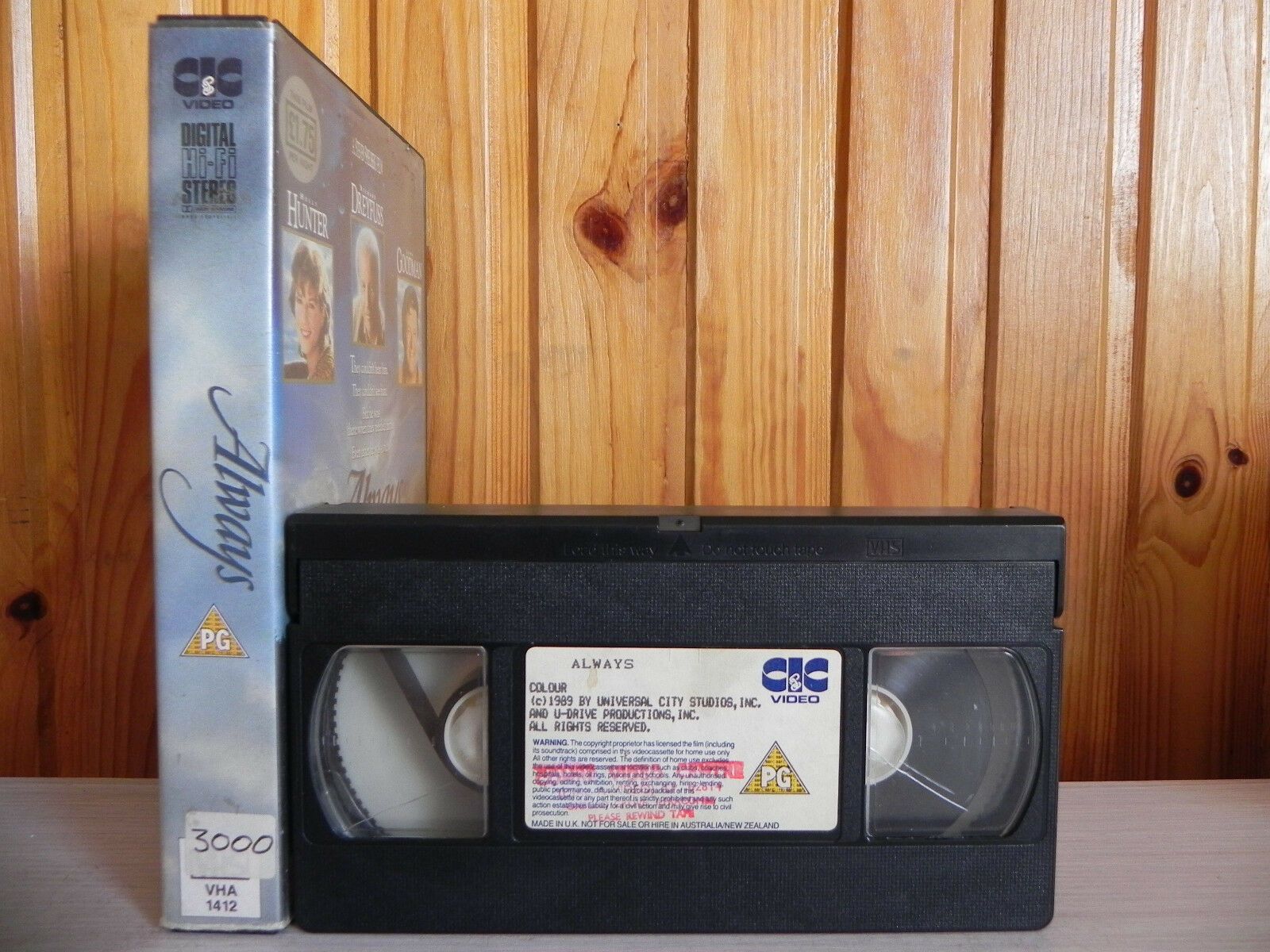 Always - CIC Video - Drama - A Steven Spielberg Film - Holly Hunter - Pal VHS-