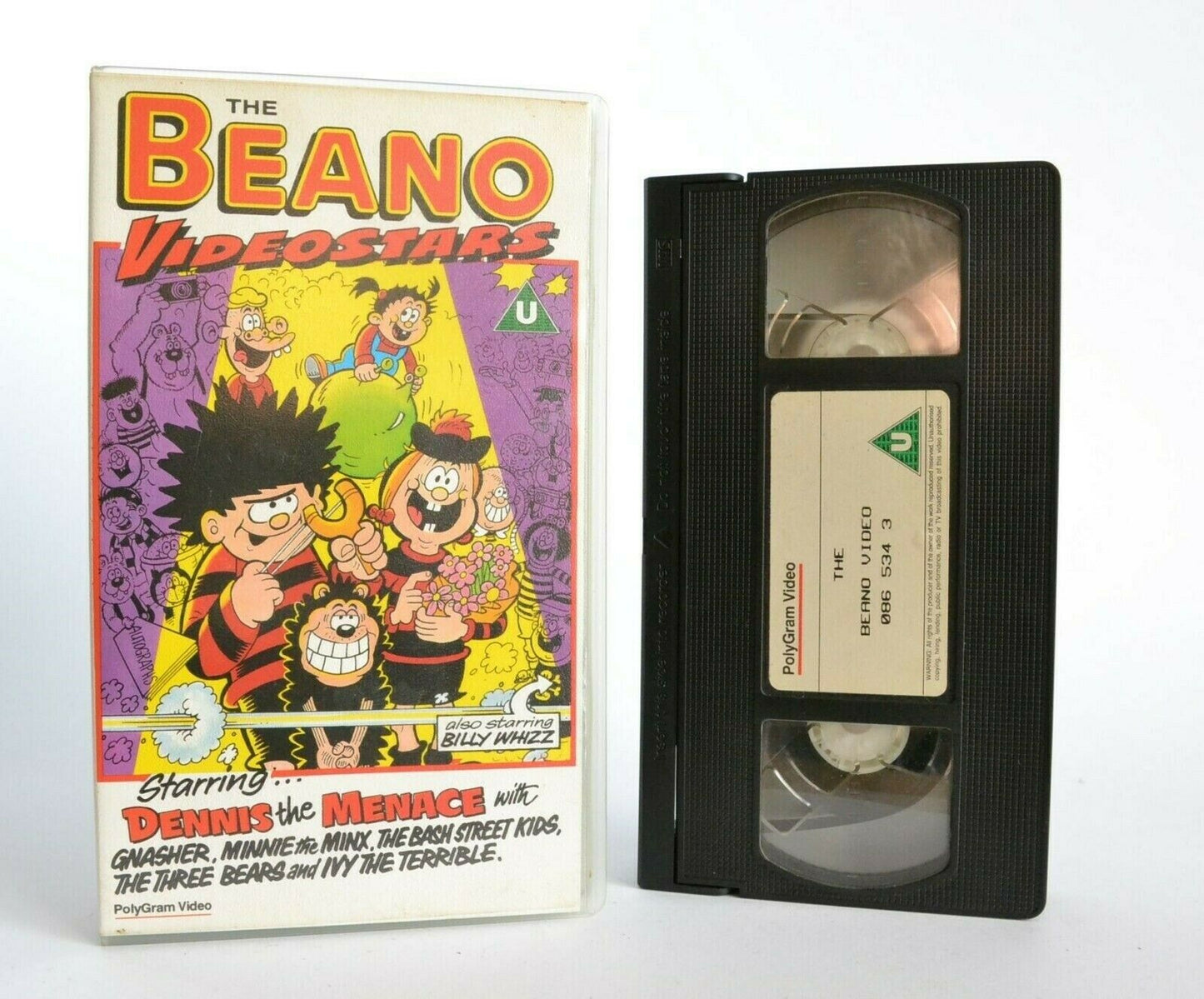 The Beano Videostars: Sparkling Animation - Dennis The Menace - Children's - VHS-