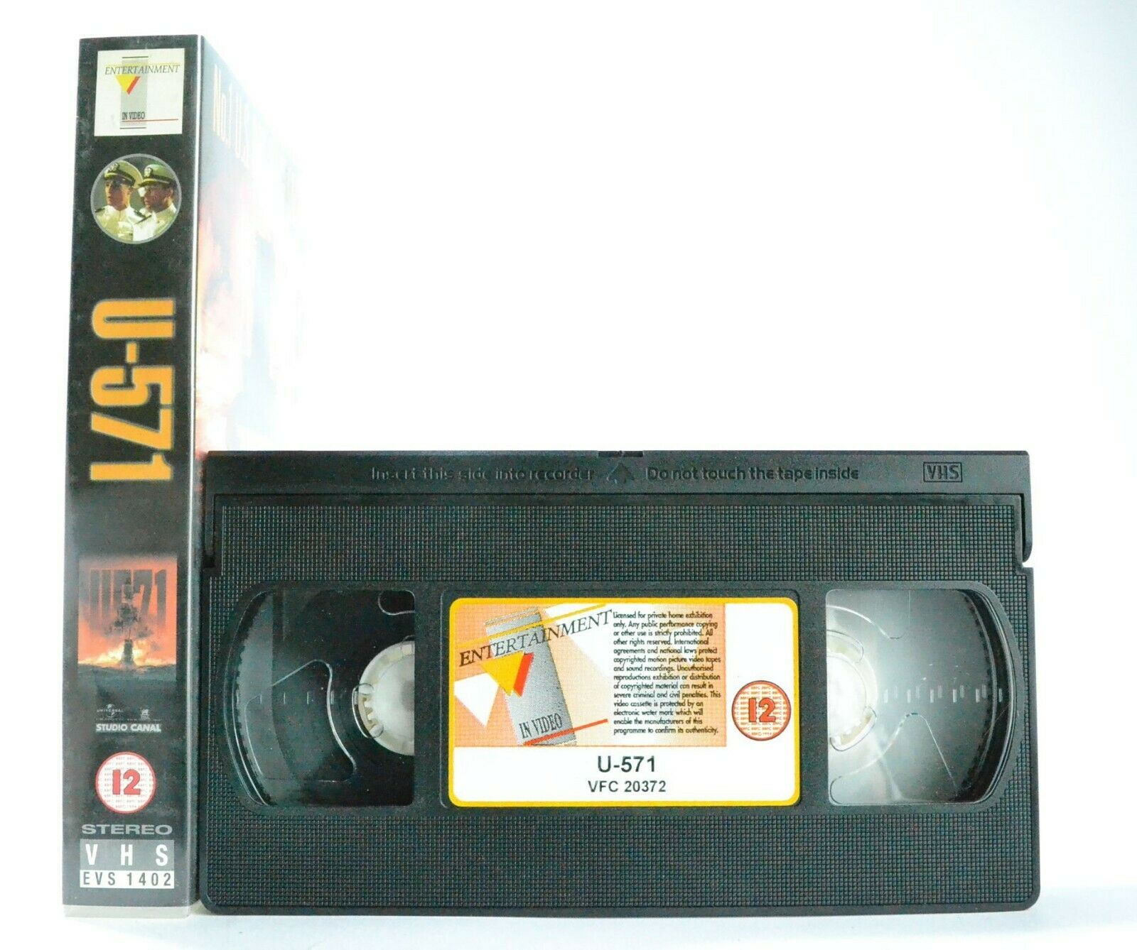 U-571: M.McConaughey/H.Keitel - War Action (2000) - Enigma Cipher Machine - VHS-