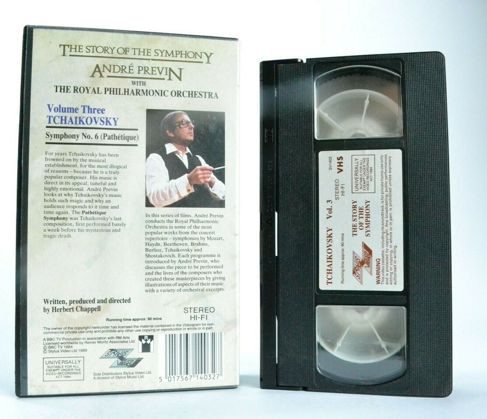 The Story Of The Symphony: Tchaikovsky, Vol.3 - Andre Previn - Music - VHS-