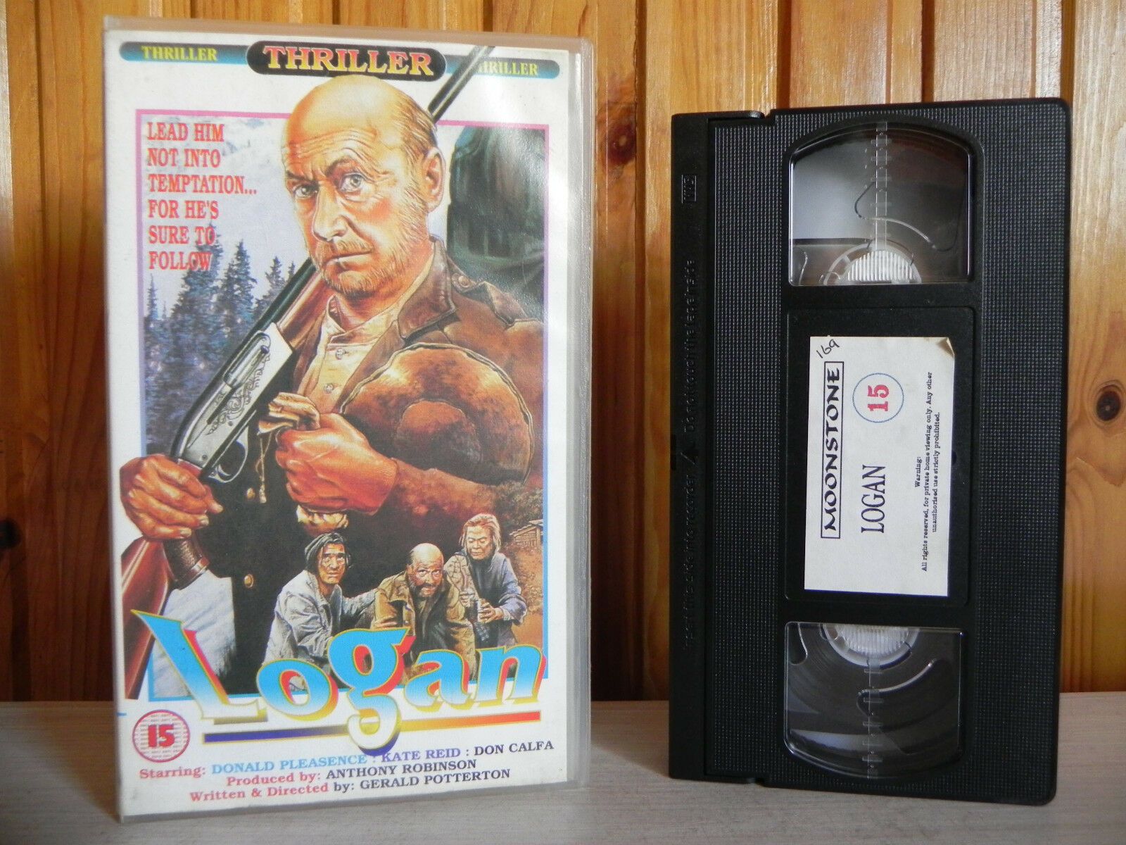 Logan - Moonstone - Thriller - Donald Pleasence - Kate Reid - Don Calfa - VHS-