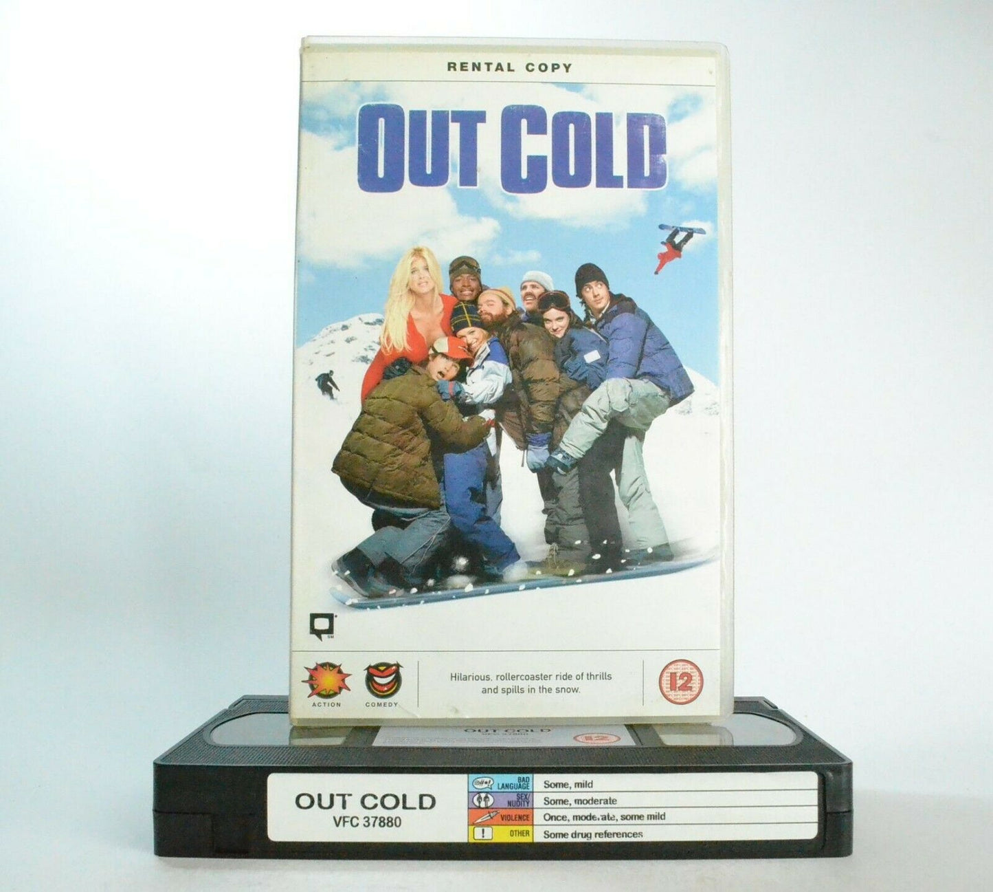 Out Cold: Comedy (2001) - Snowboarders In Alaska - Large Box - Ex-Rental - VHS-