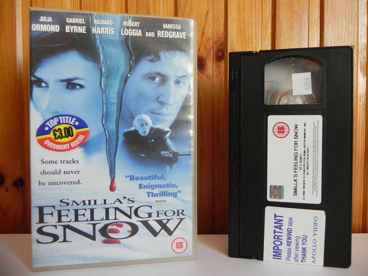 Smilla's Feeling For Snow - Large Box - Thriller - Ormond - Ex-Rental - Pal VHS-