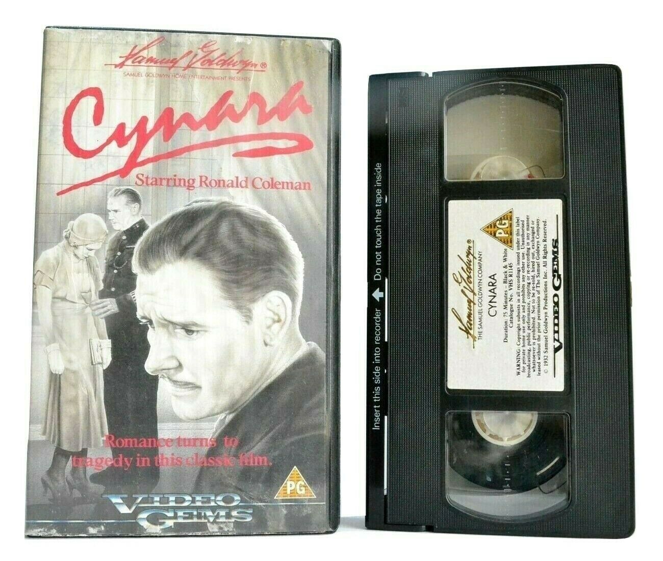 Cynara (1932): Robert Gore-Browne - Pre-Code Romantic Drama - Kay Francis - VHS-