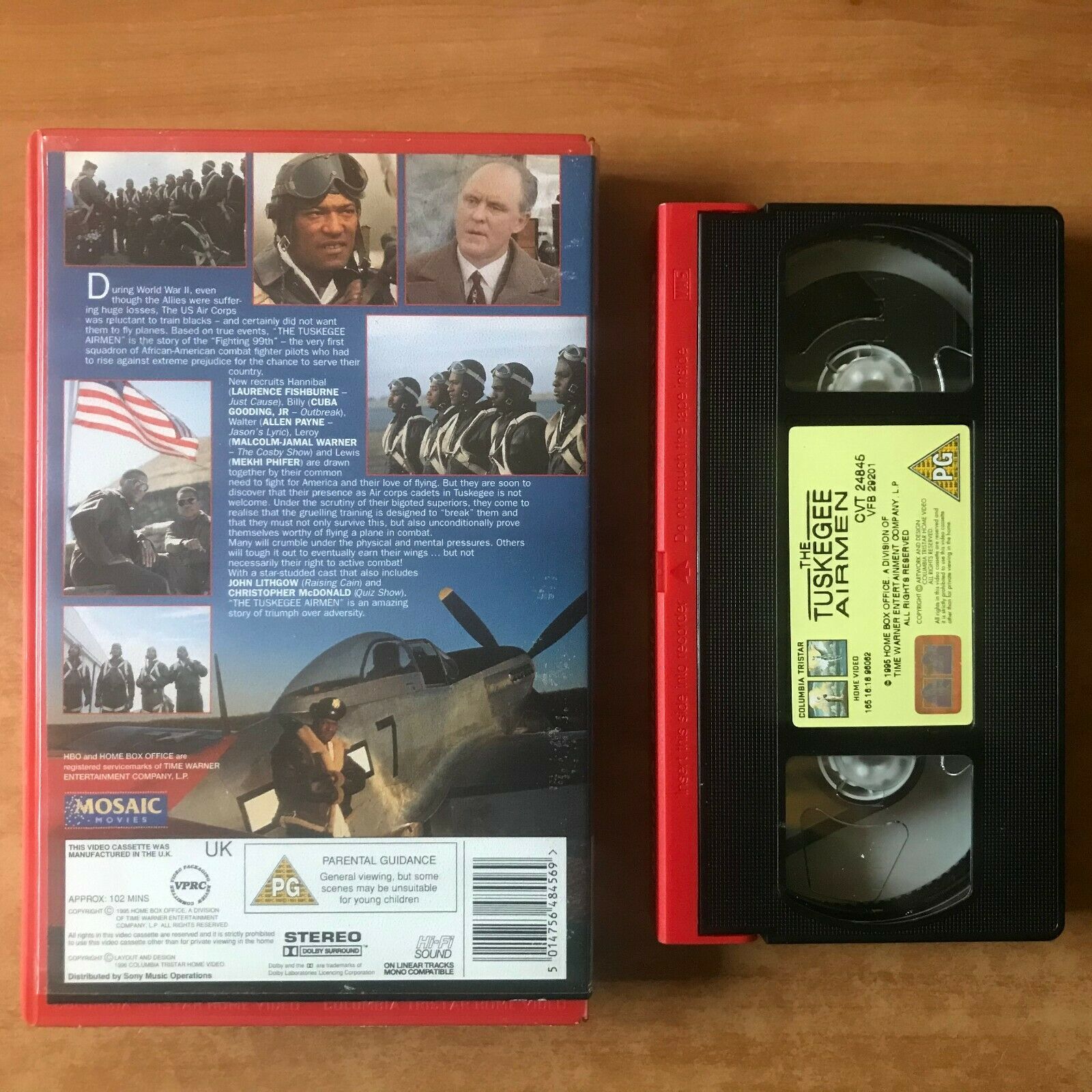 The Tuskegee Airmen 1995, War Drama Large Box Laurence Fishburne