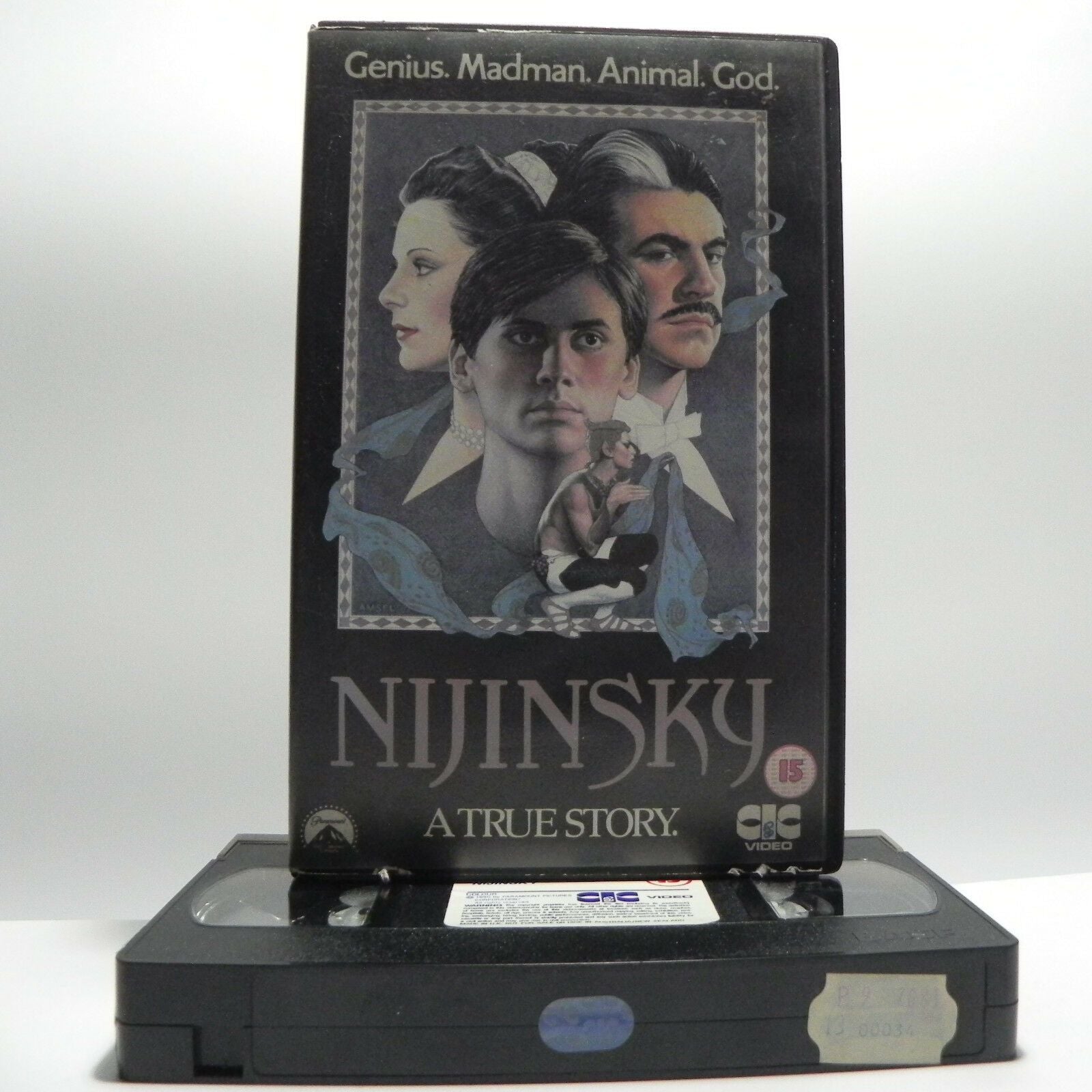 Nijinsky: (1980) Biography/Drama/Music - True Story - Large Box - A.Bates - VHS-