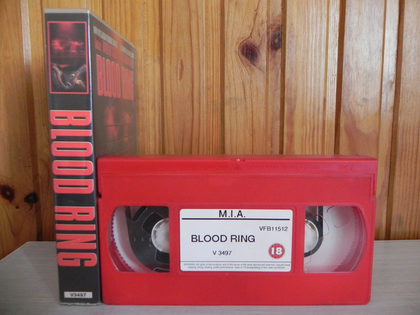 Blood Ring - Dale Cook - Don Neilson - Savage Kickboxing - Martial Arts - VHS-