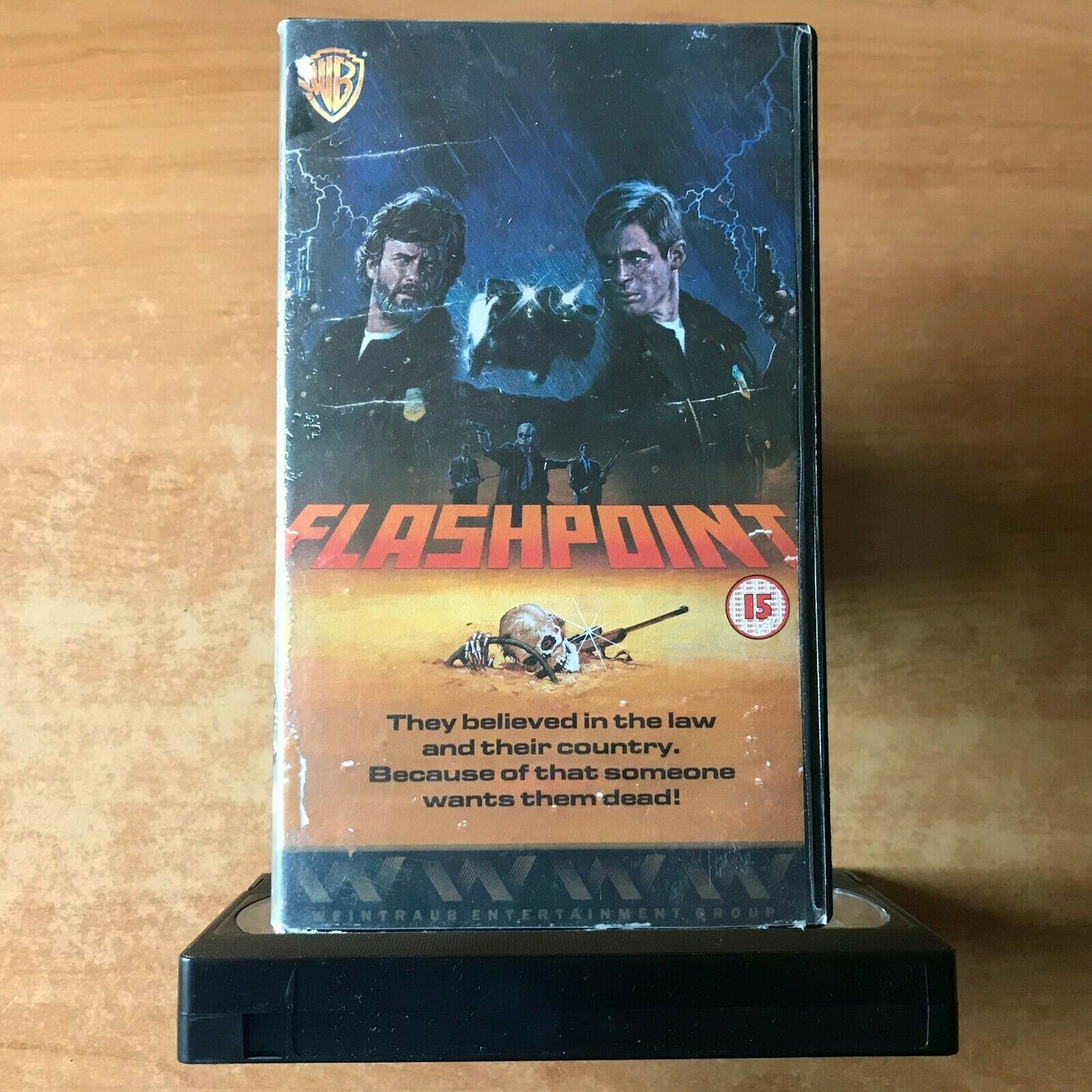 Flashpoint (1984); [George LaFountaine] Crime Action - Kris Kristofferson - VHS-