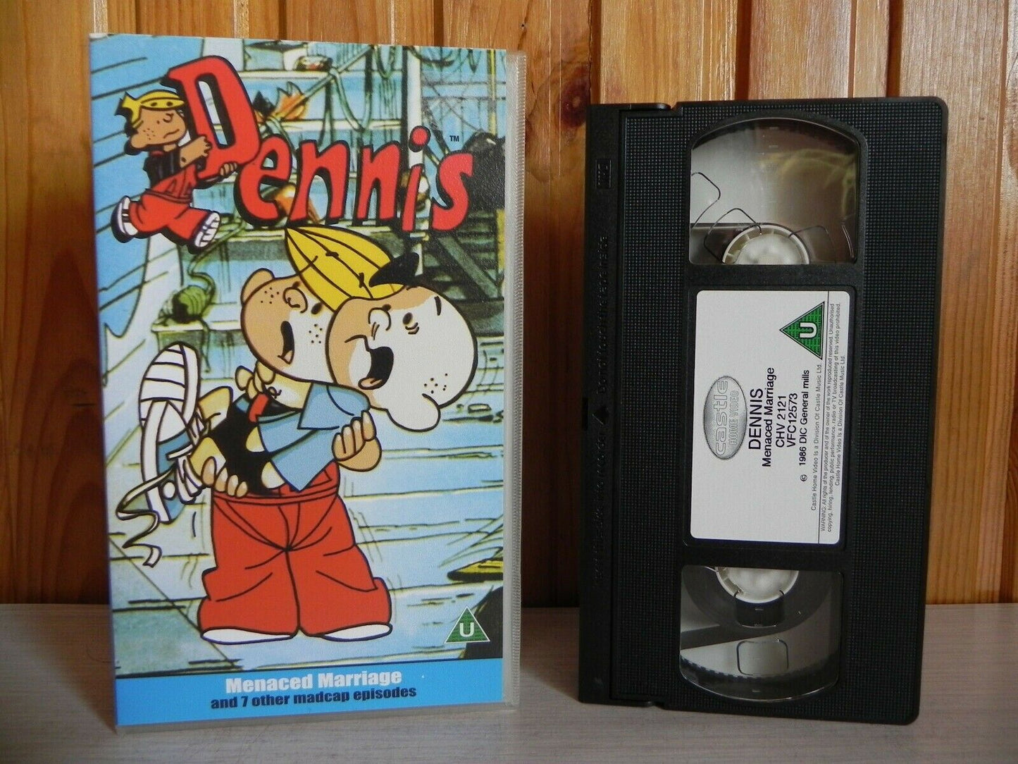 Dennis - Menaced Marriage - And 7 Others Madcap Episodes - Cartoon - Kids - VHS-